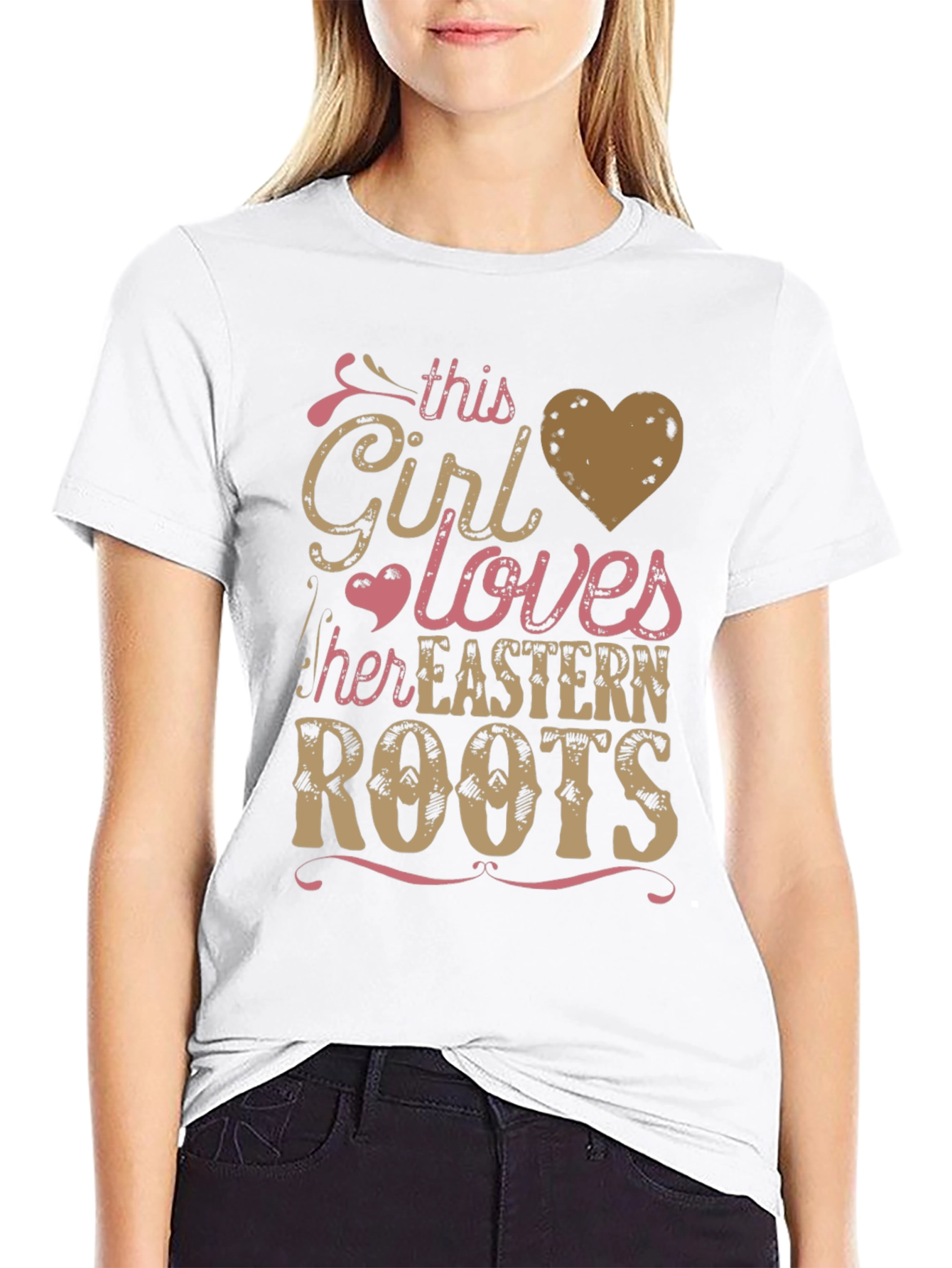Girl Loves Eastern Roots Graphic Tee
