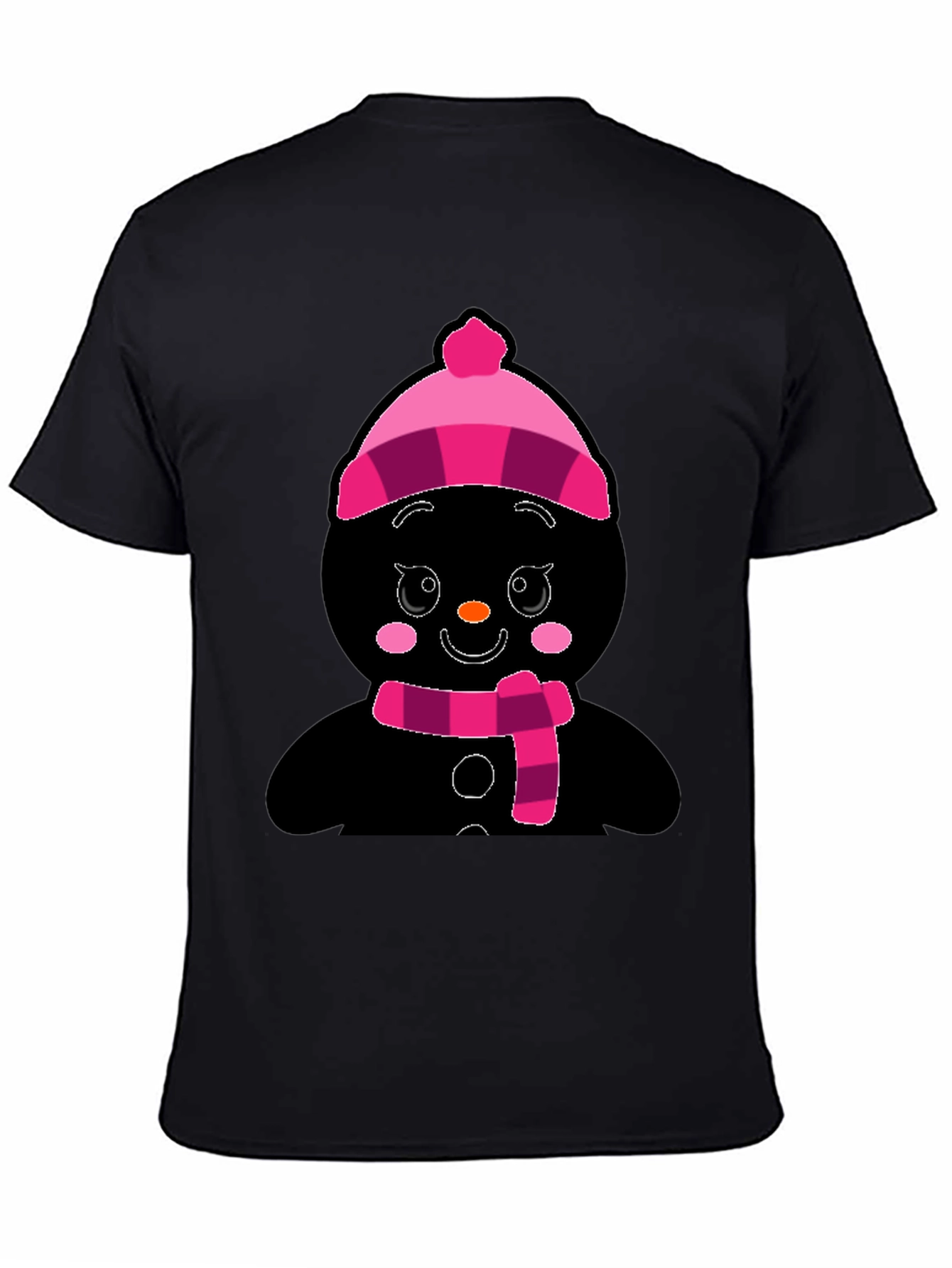Festive Snowman Graphic T-Shirt