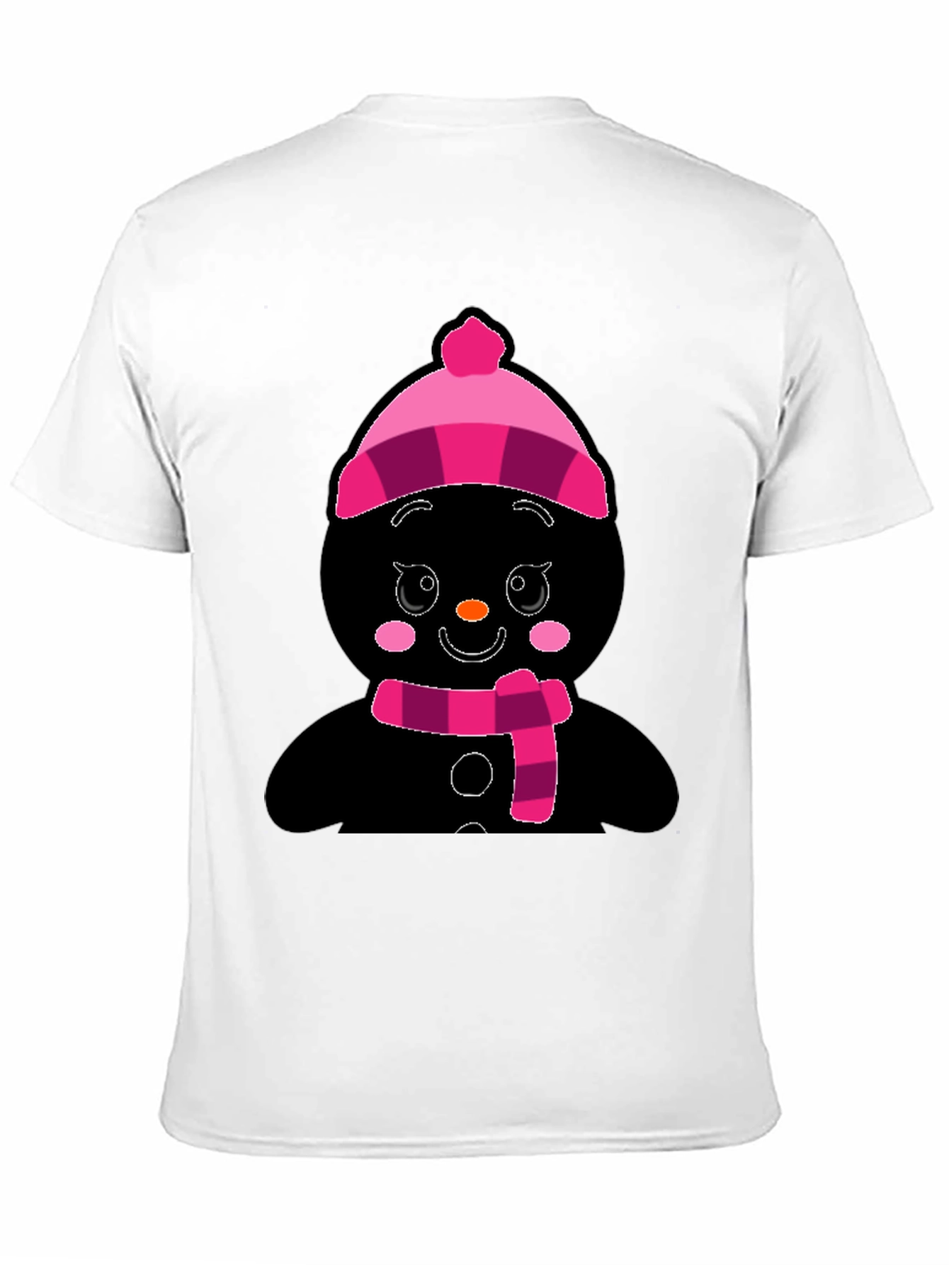 Festive Snowman Graphic T-Shirt
