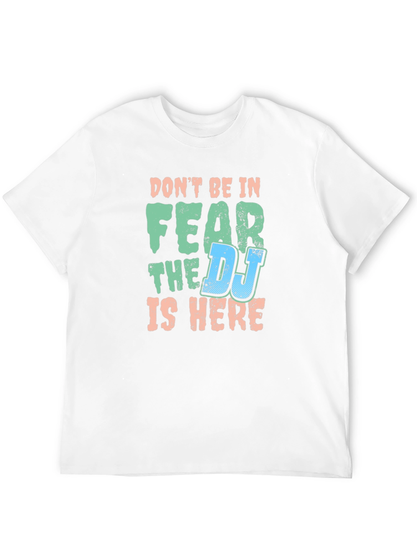 Dont Fear the DJ Mens Black T-Shirt