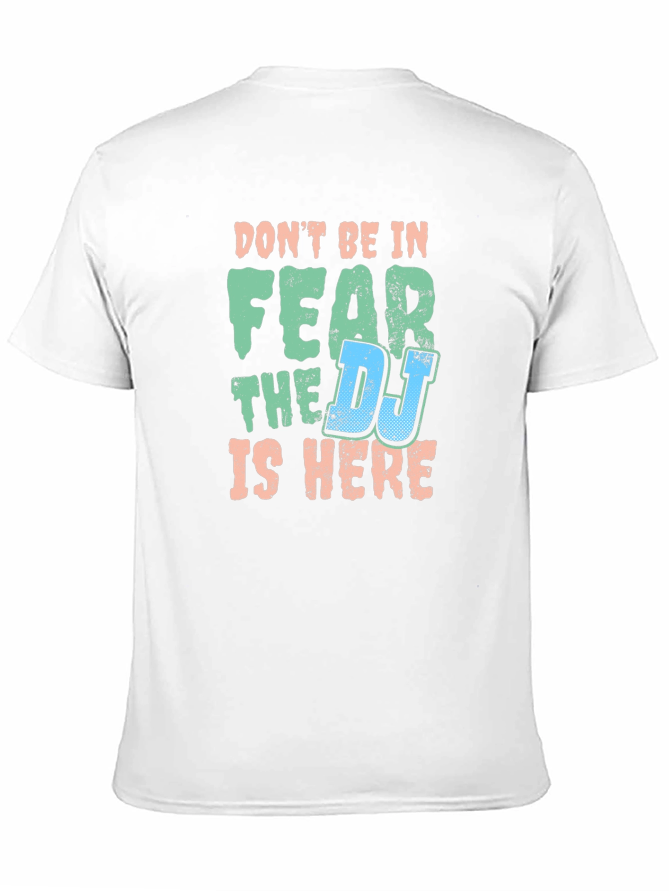 Dont Fear the DJ Mens Black T-Shirt
