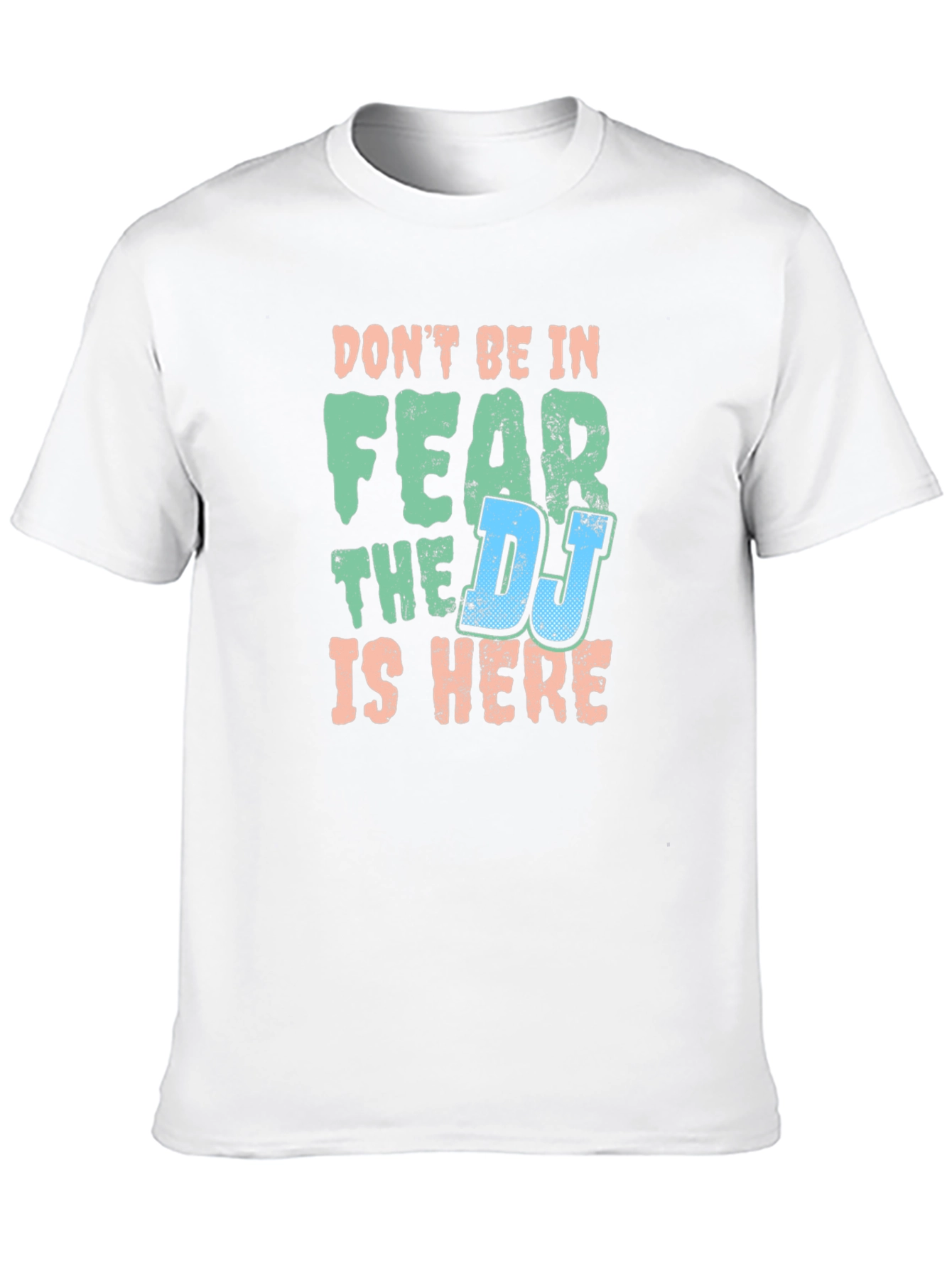 Dont Fear the DJ Mens Black T-Shirt