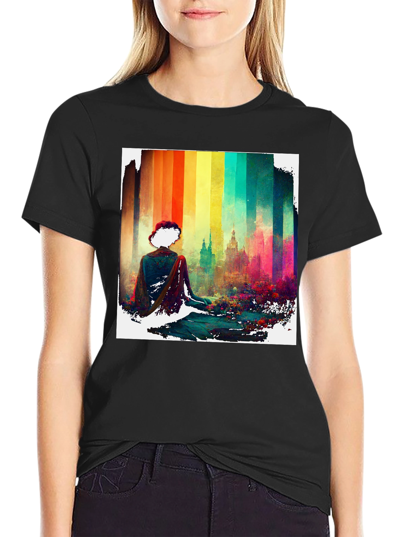 Colorful Cityscape Tee