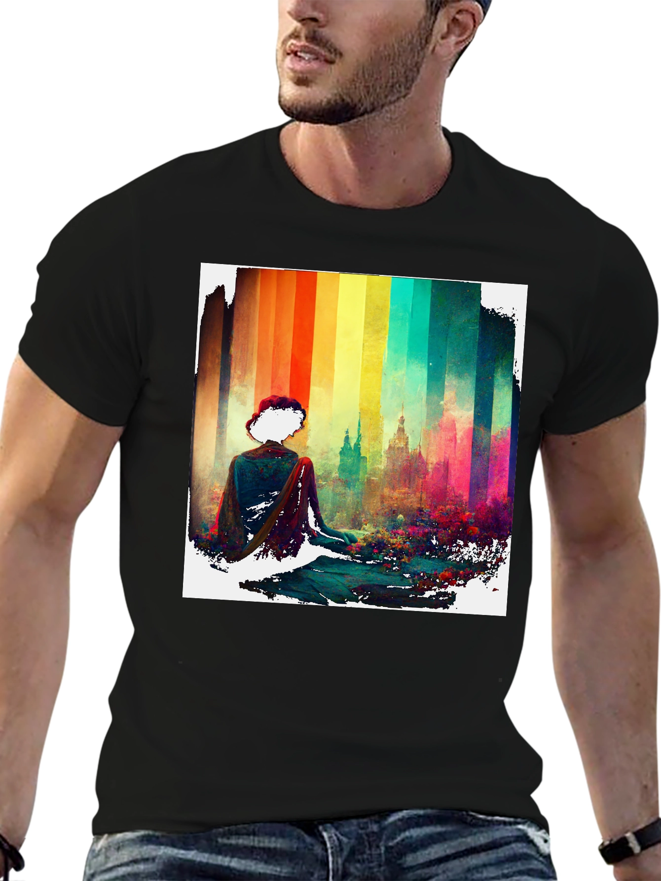 Colorful Cityscape Tee