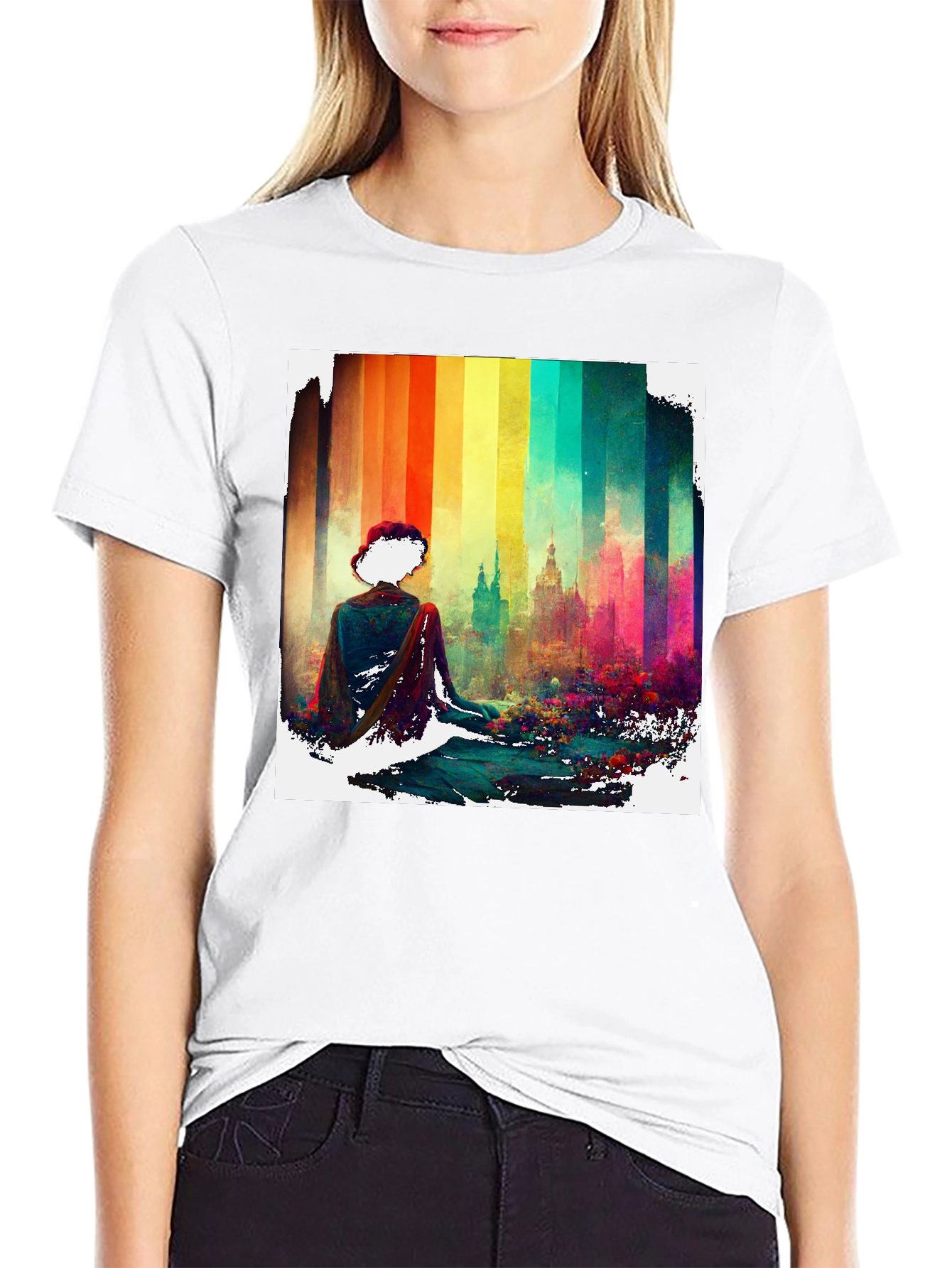 Colorful Cityscape Tee