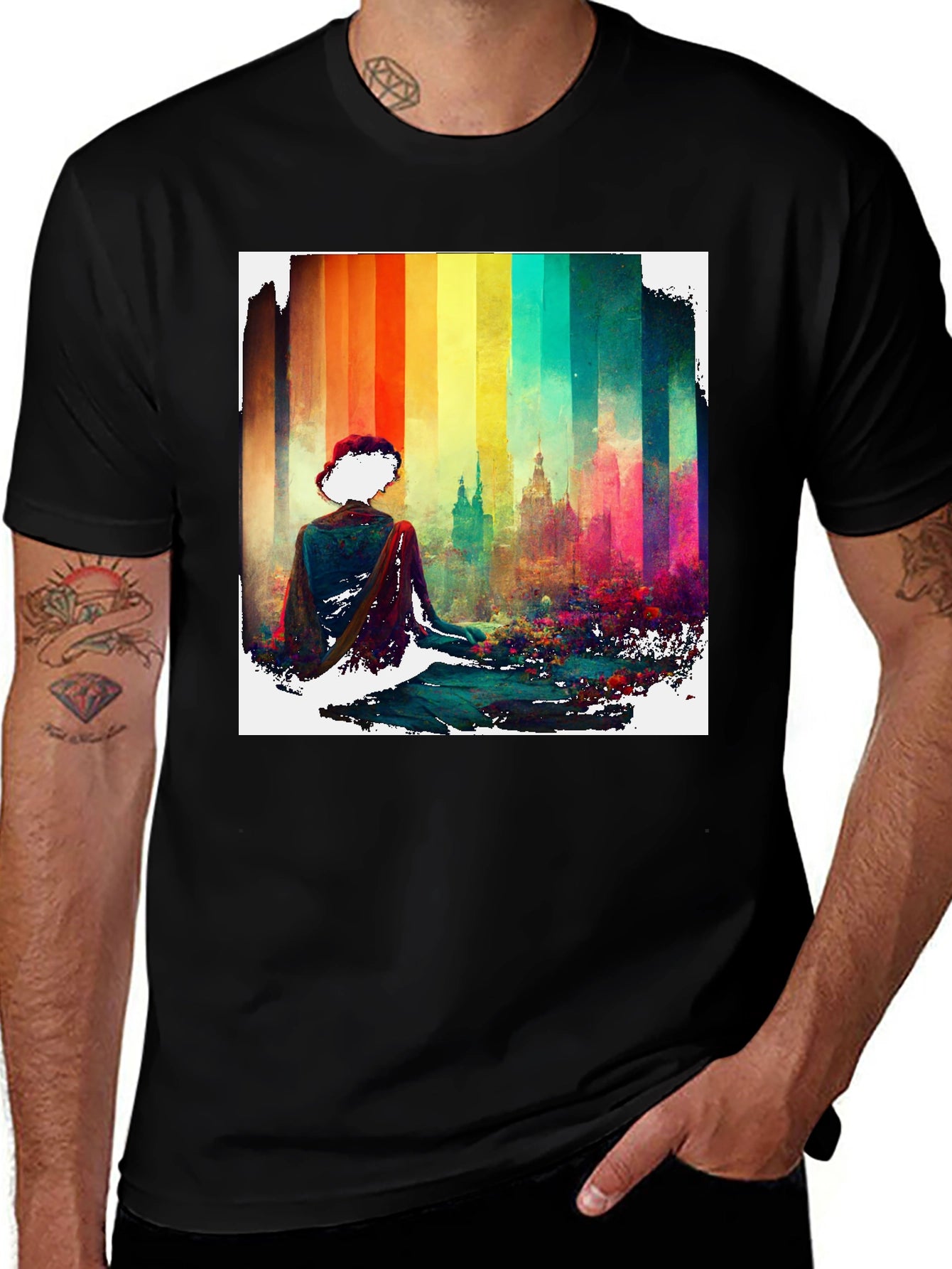 Colorful Cityscape Tee