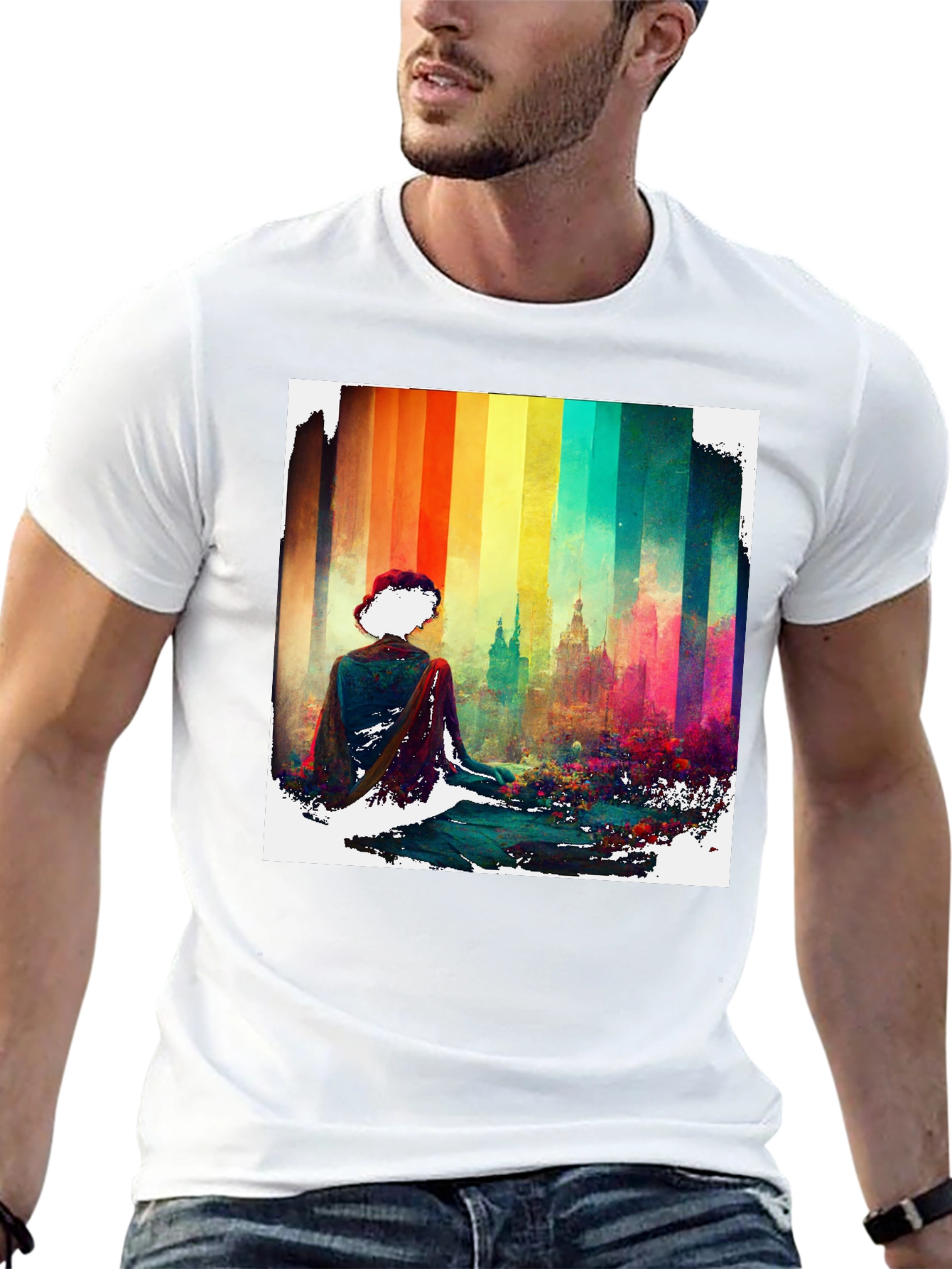 Colorful Cityscape Tee