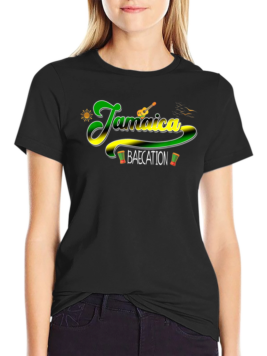 Jamaica Bae-cation Graphic T-Shirt