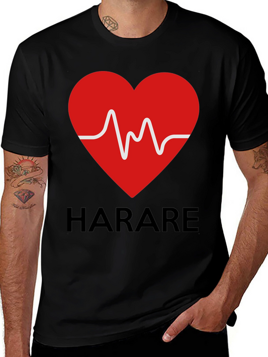 Harare Heartbeat T-Shirt - City Pride Tee