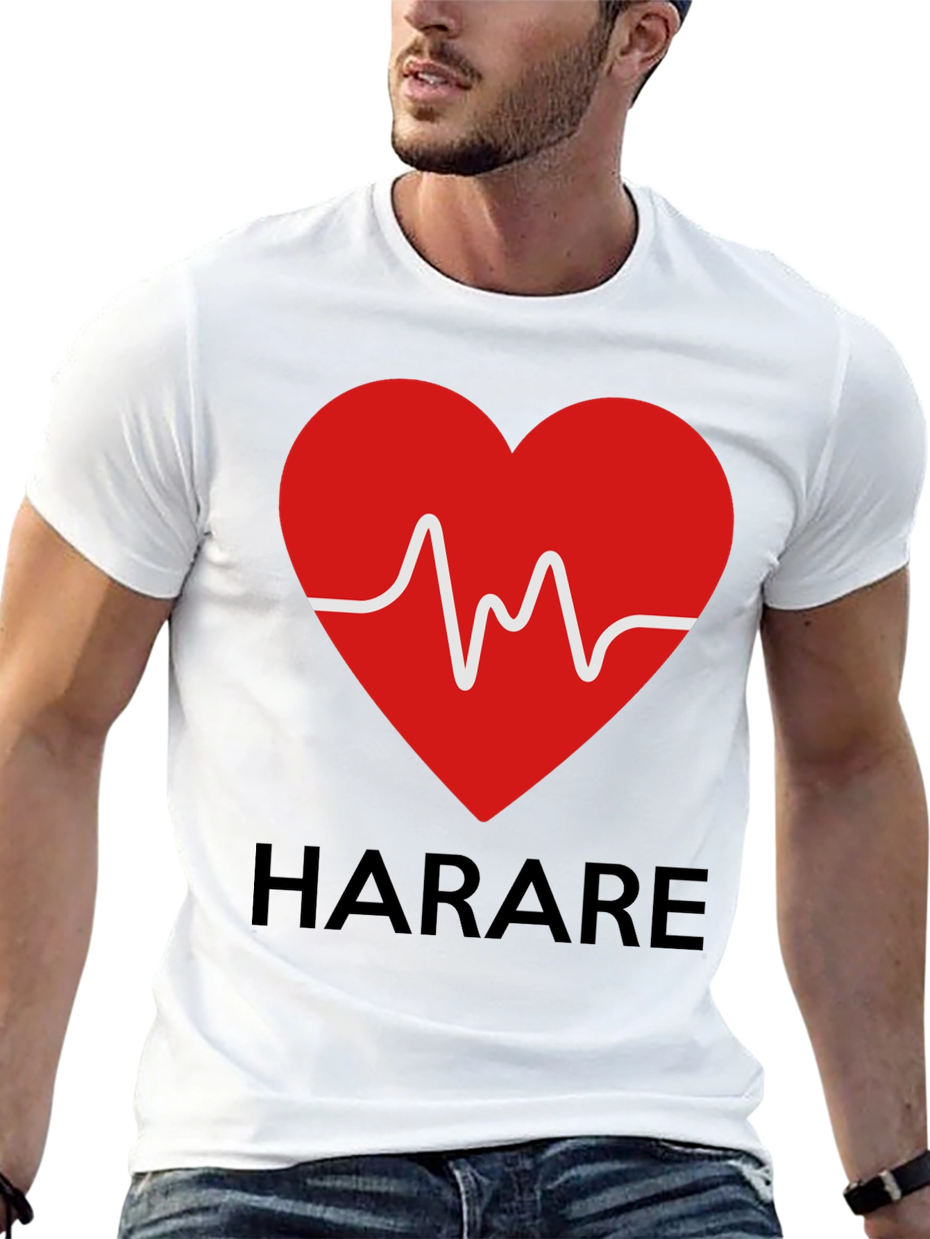 Harare Heartbeat T-Shirt - City Pride Tee