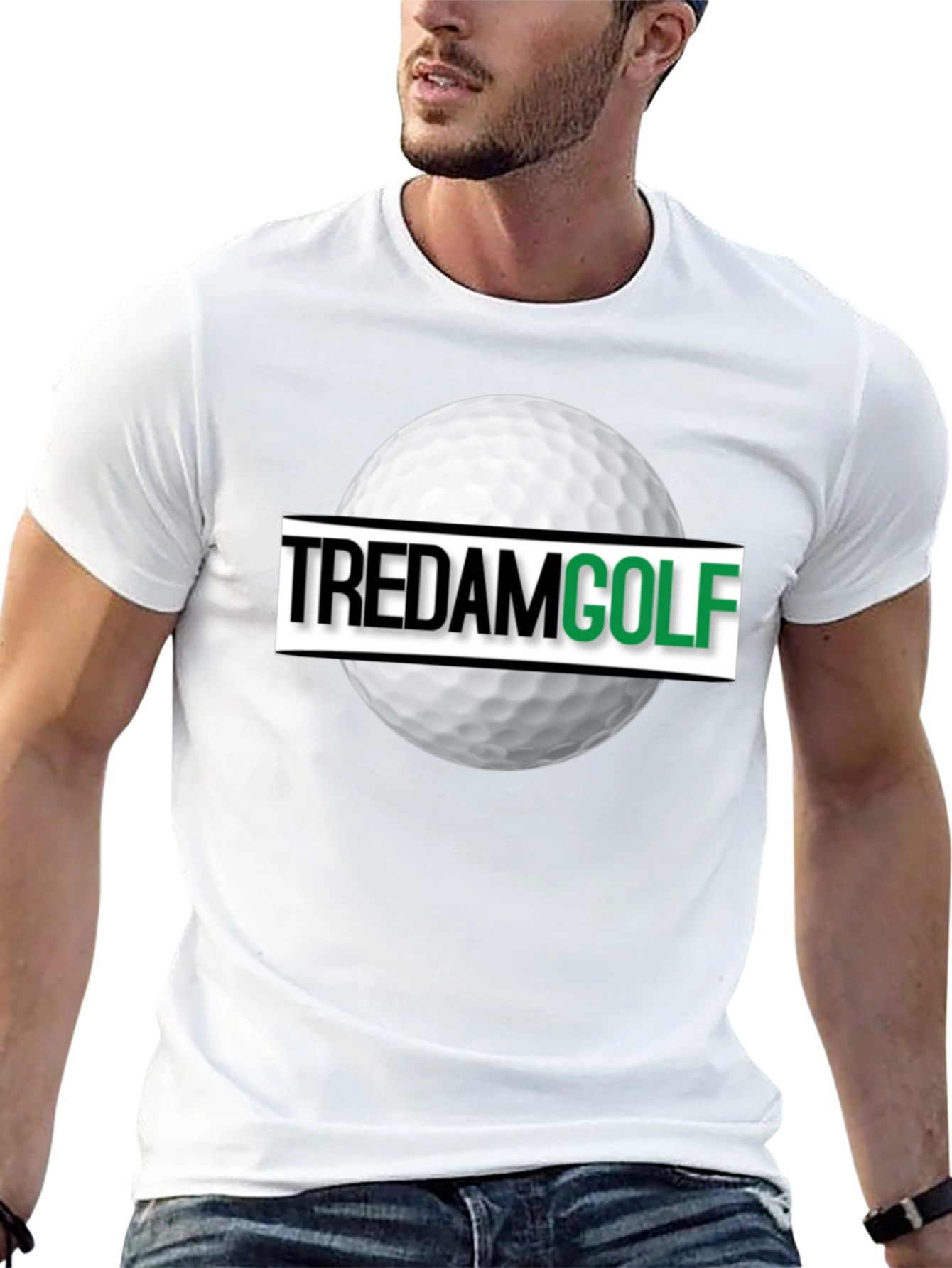 Tredam Golf Tee - Classic Golf Ball Design Shirt