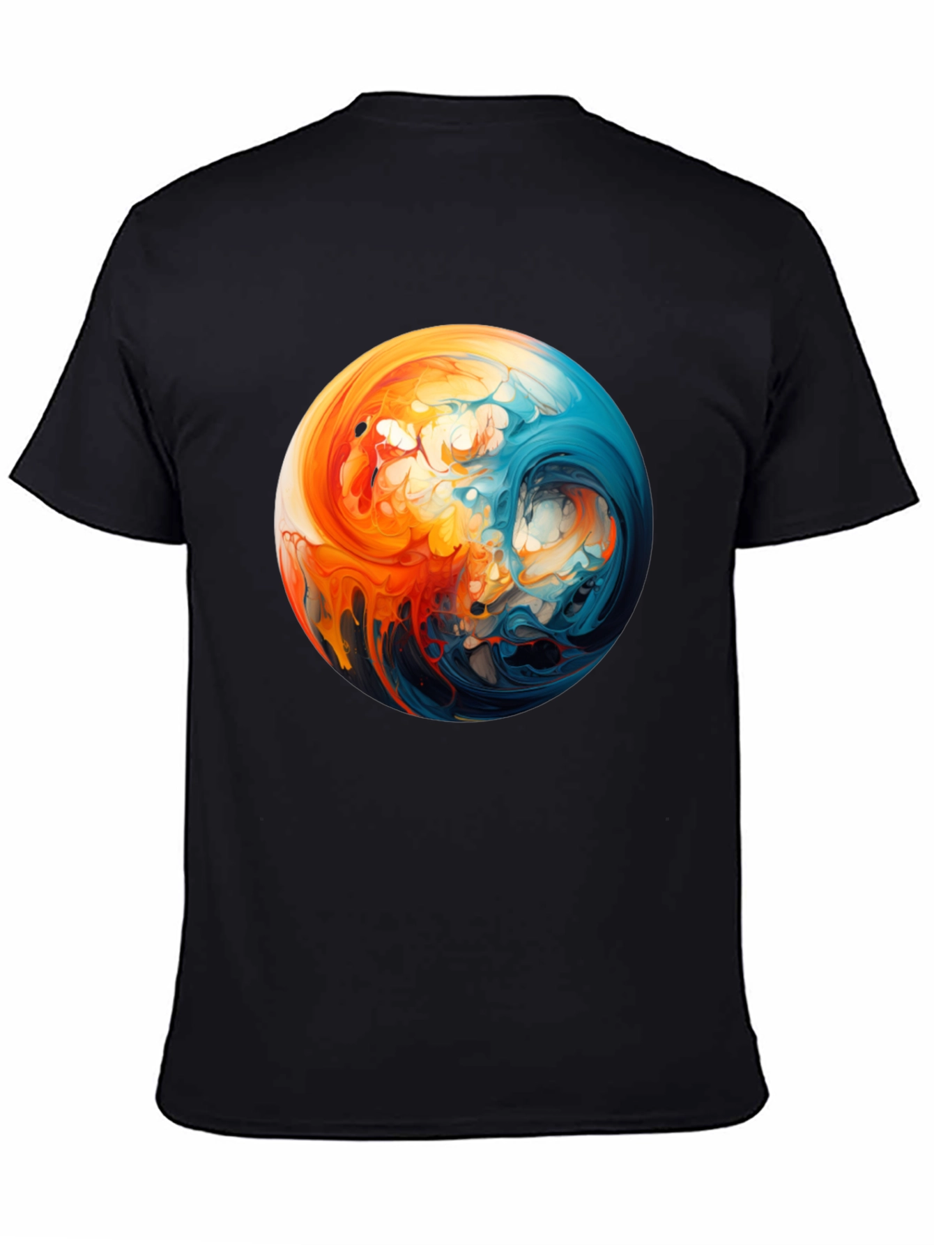Yin Yang Sphere Graphic Tee