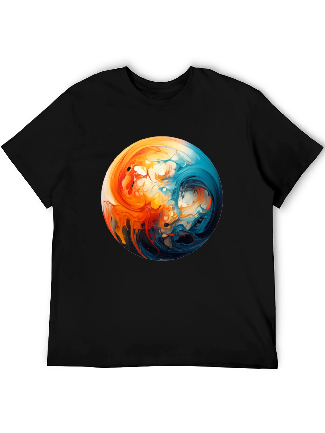 Yin Yang Sphere Graphic Tee