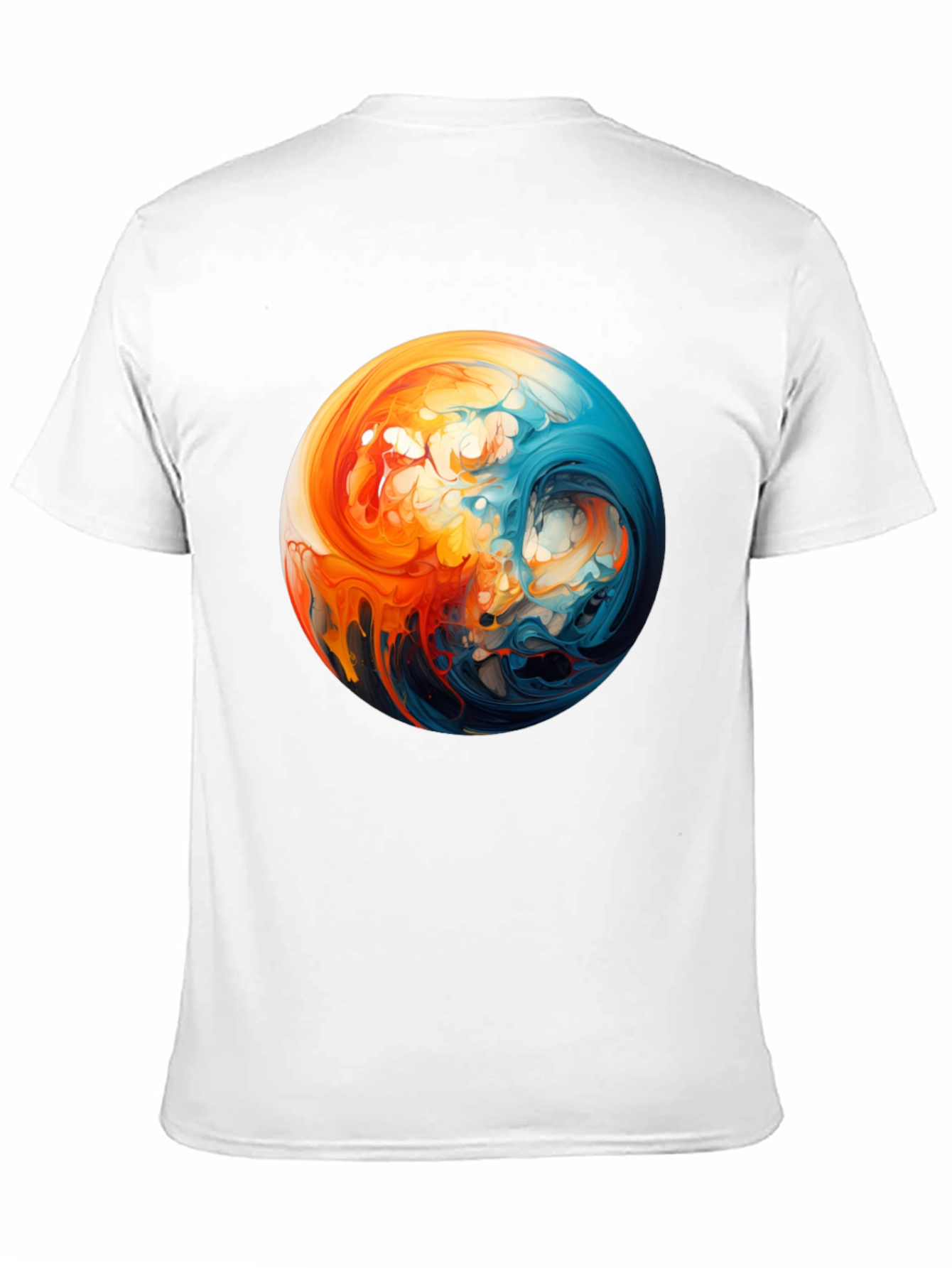Yin Yang Sphere Graphic Tee