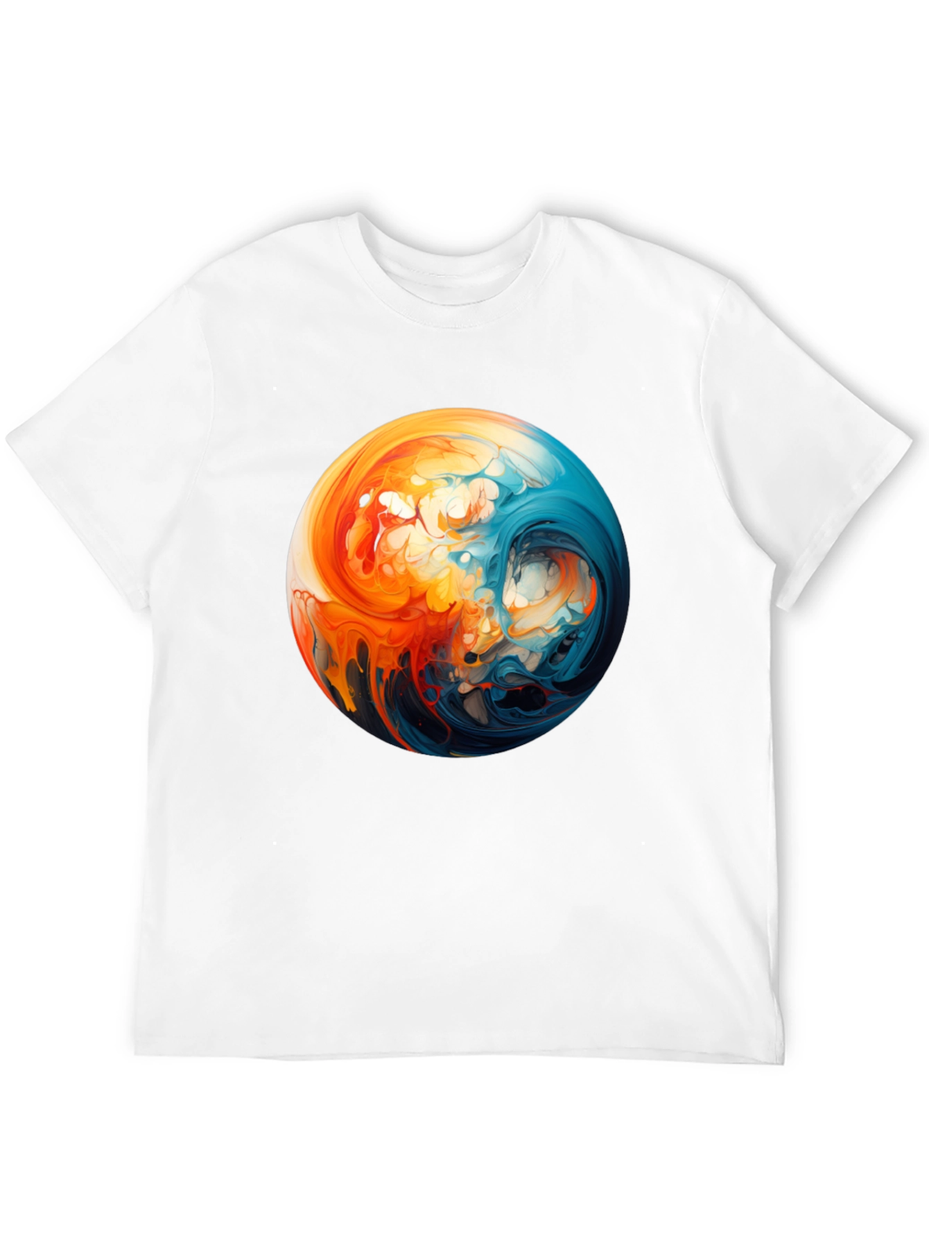 Yin Yang Sphere Graphic Tee
