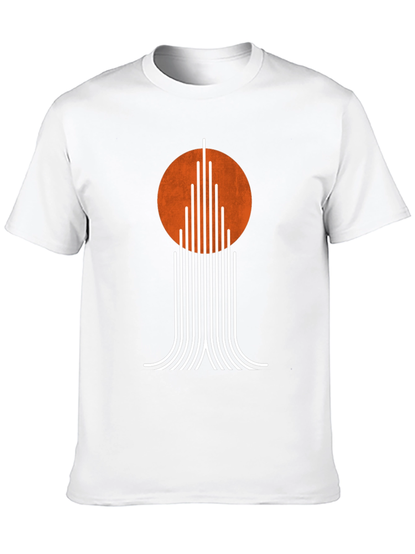 Modernist Sunset Tee - Geometric Graphic T-Shirt