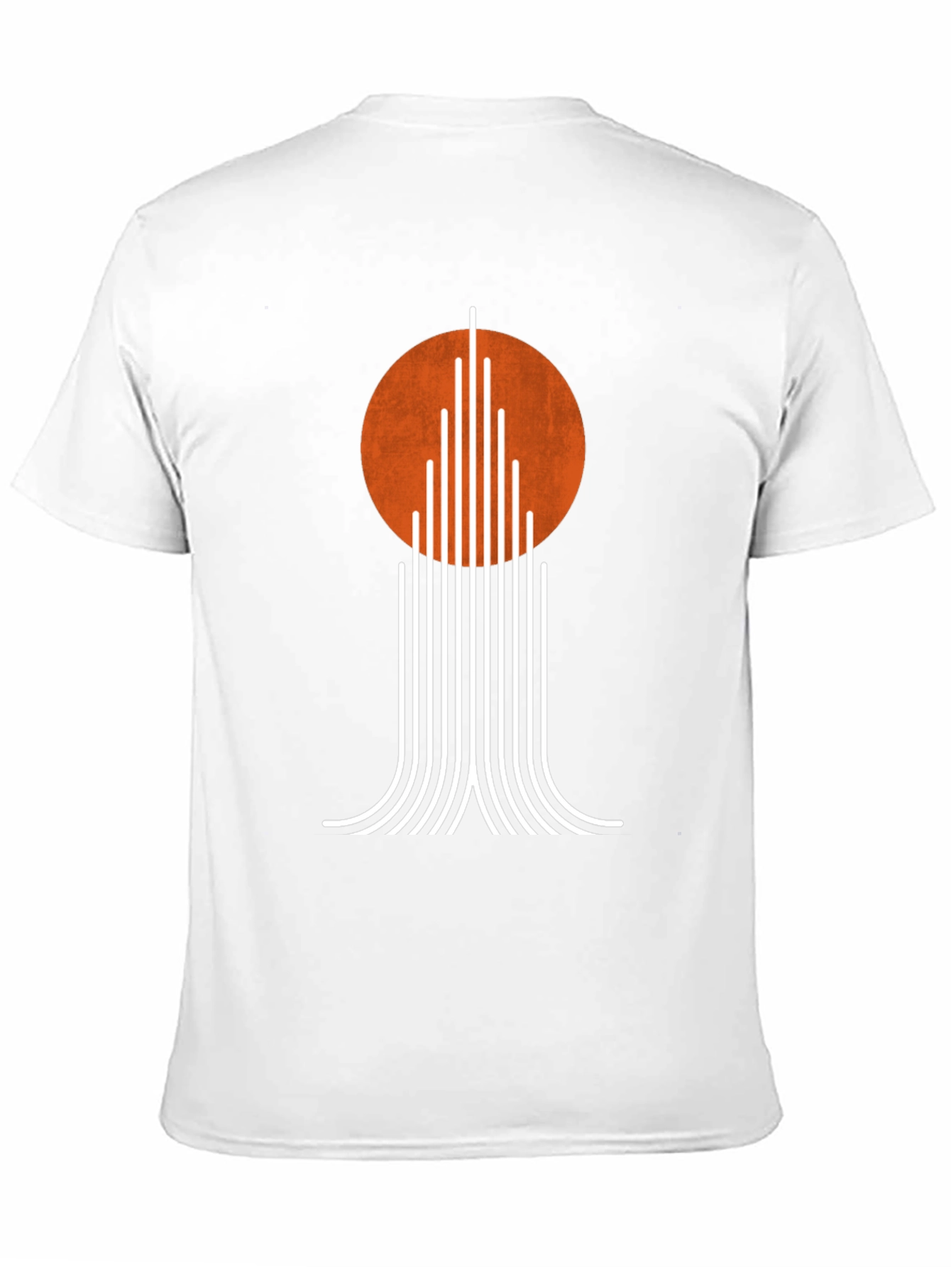 Modernist Sunset Tee - Geometric Graphic T-Shirt