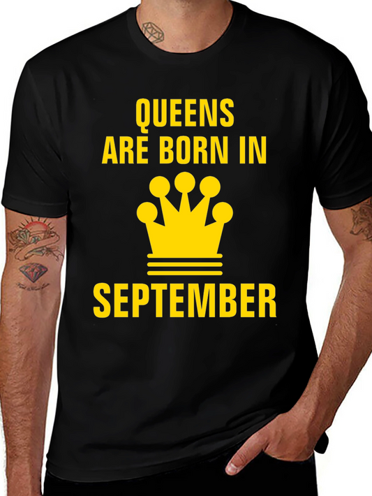 Queens Are Born In September T-Shirt