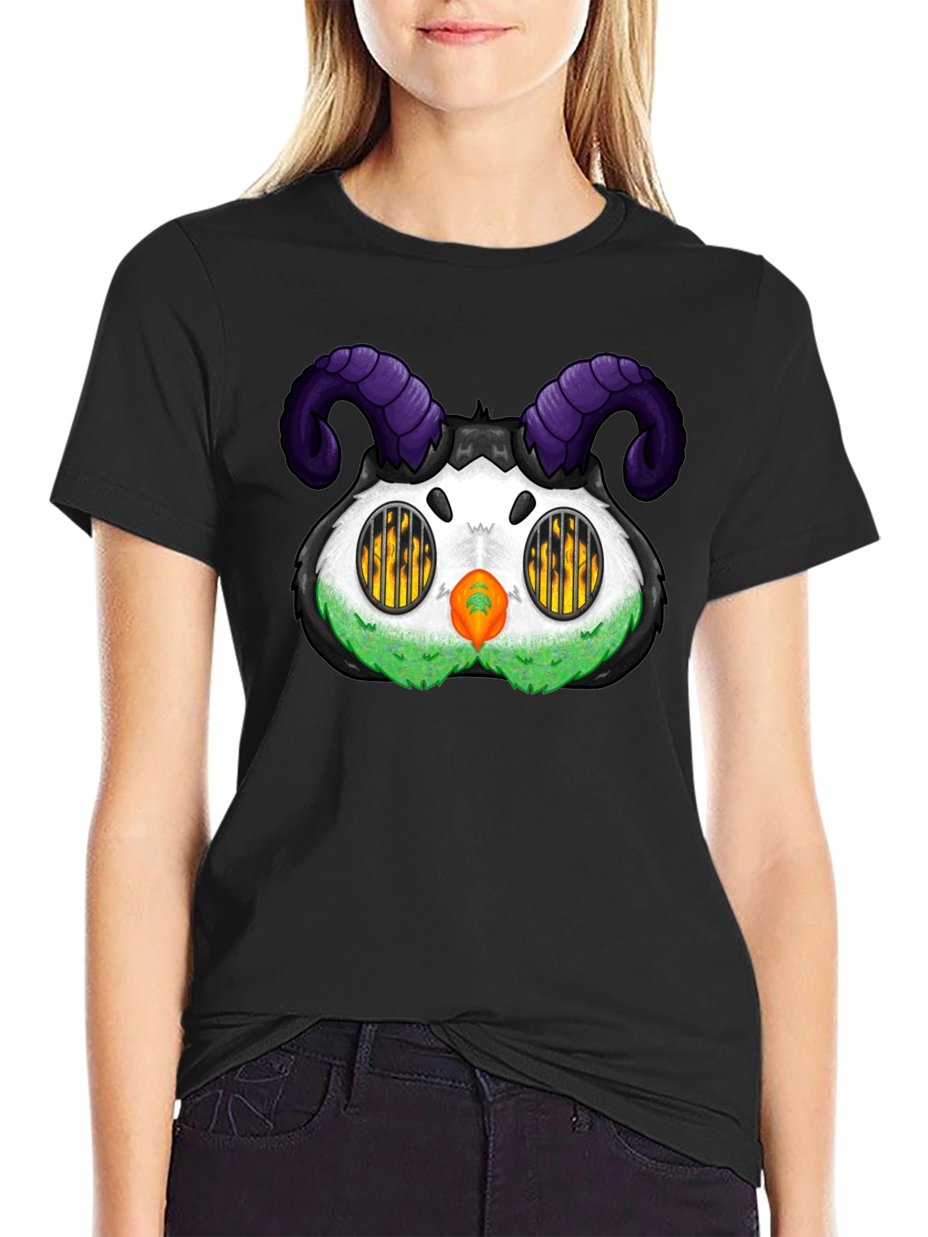 Monster T-Shirt with Horns