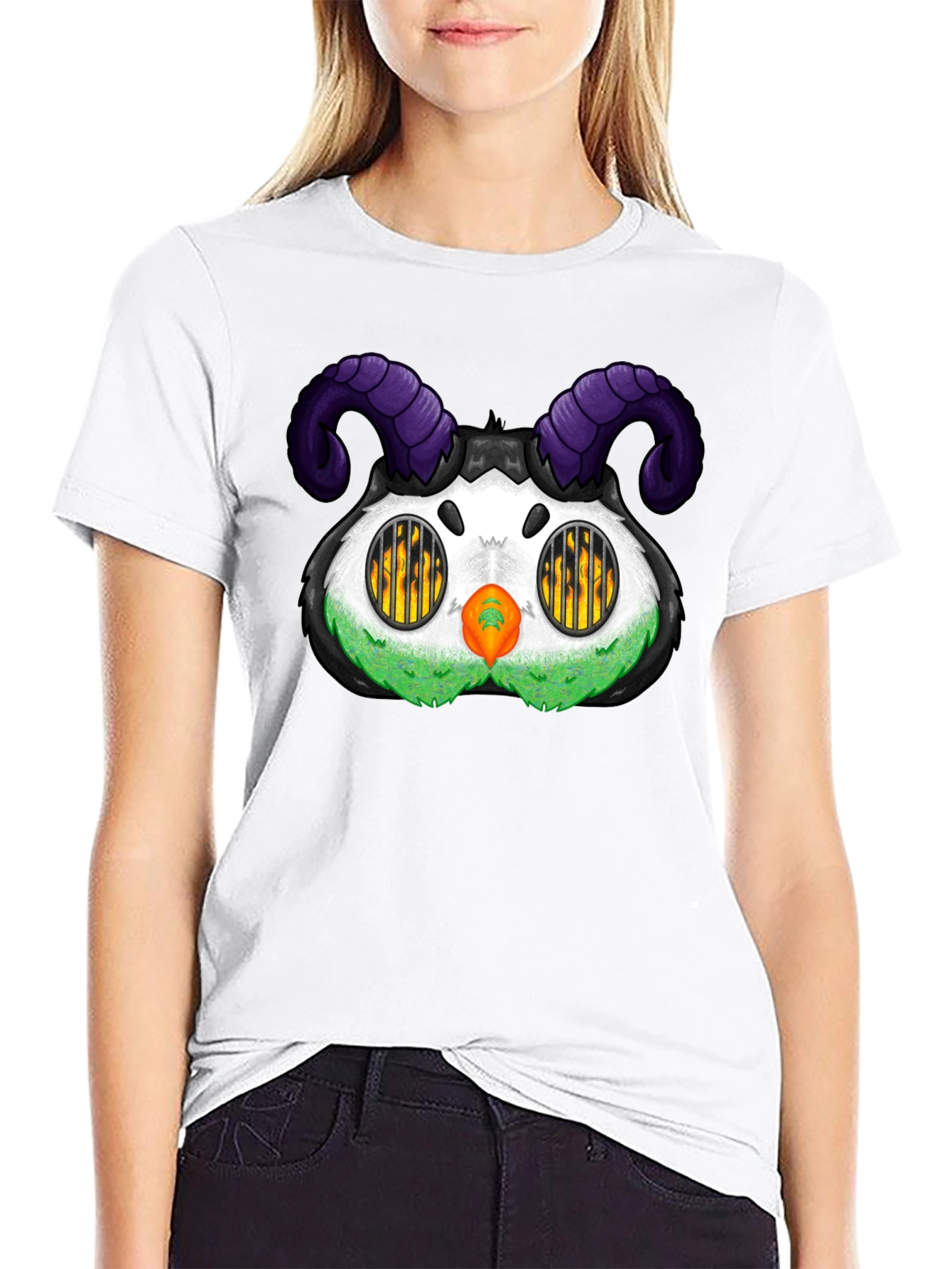 Monster T-Shirt with Horns
