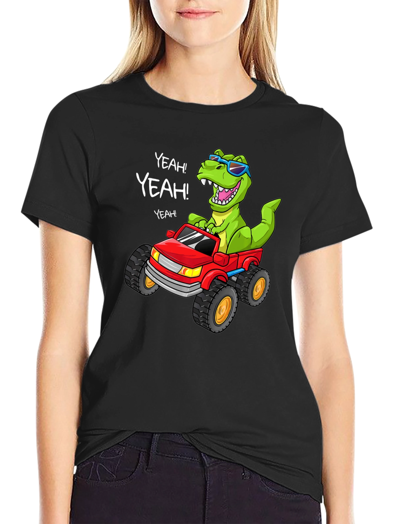 Dino Monster Truck T-Shirt