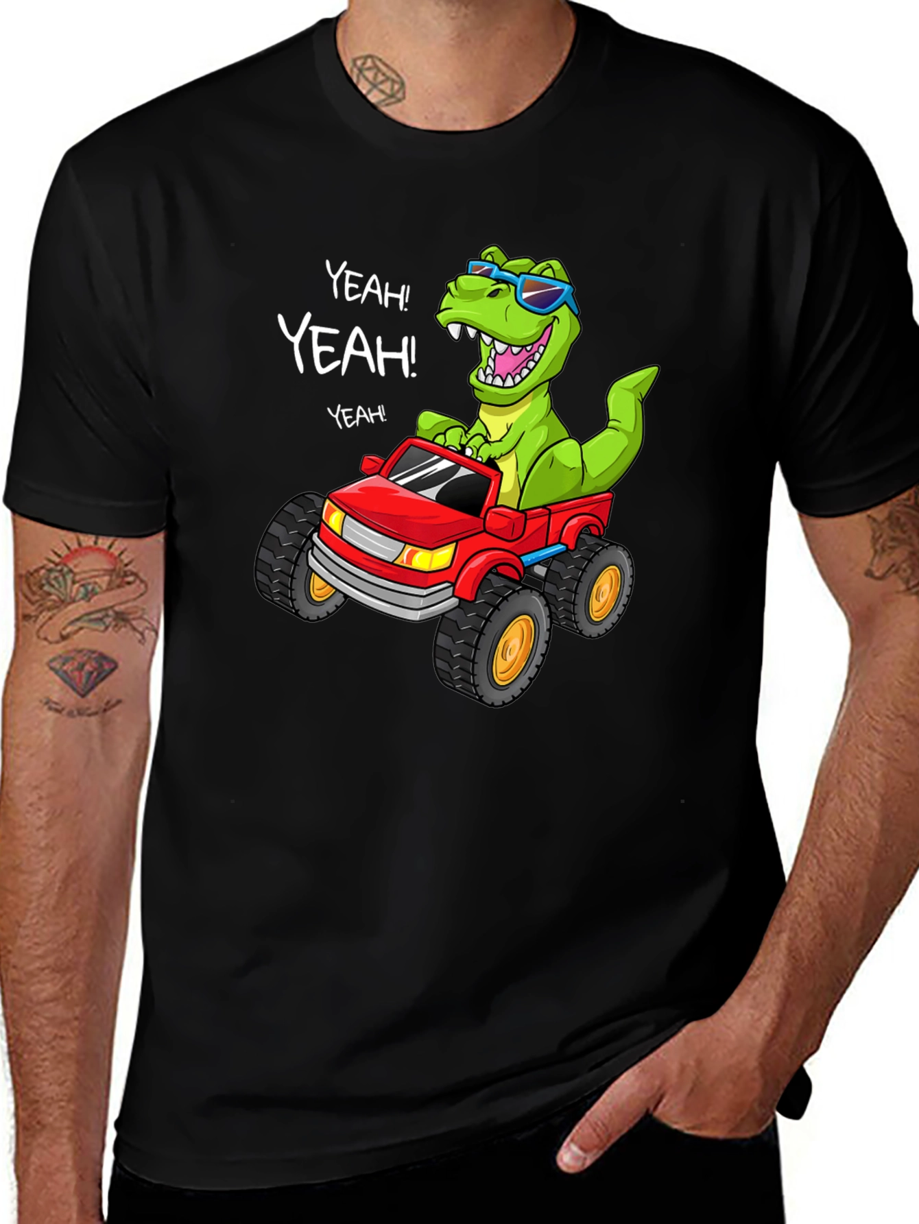 Dino Monster Truck T-Shirt