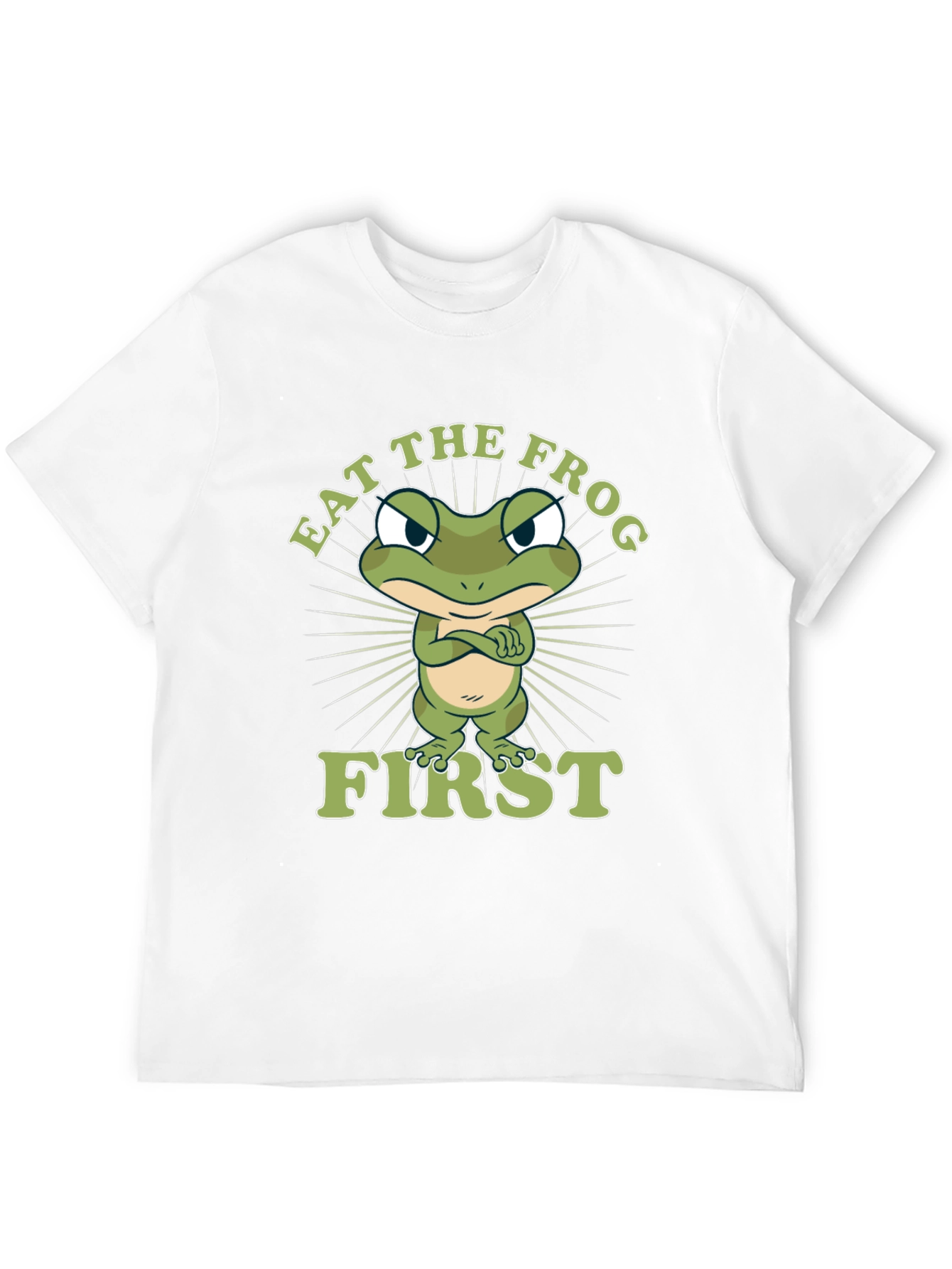 Eat the Frog First Graphic T-Shirt