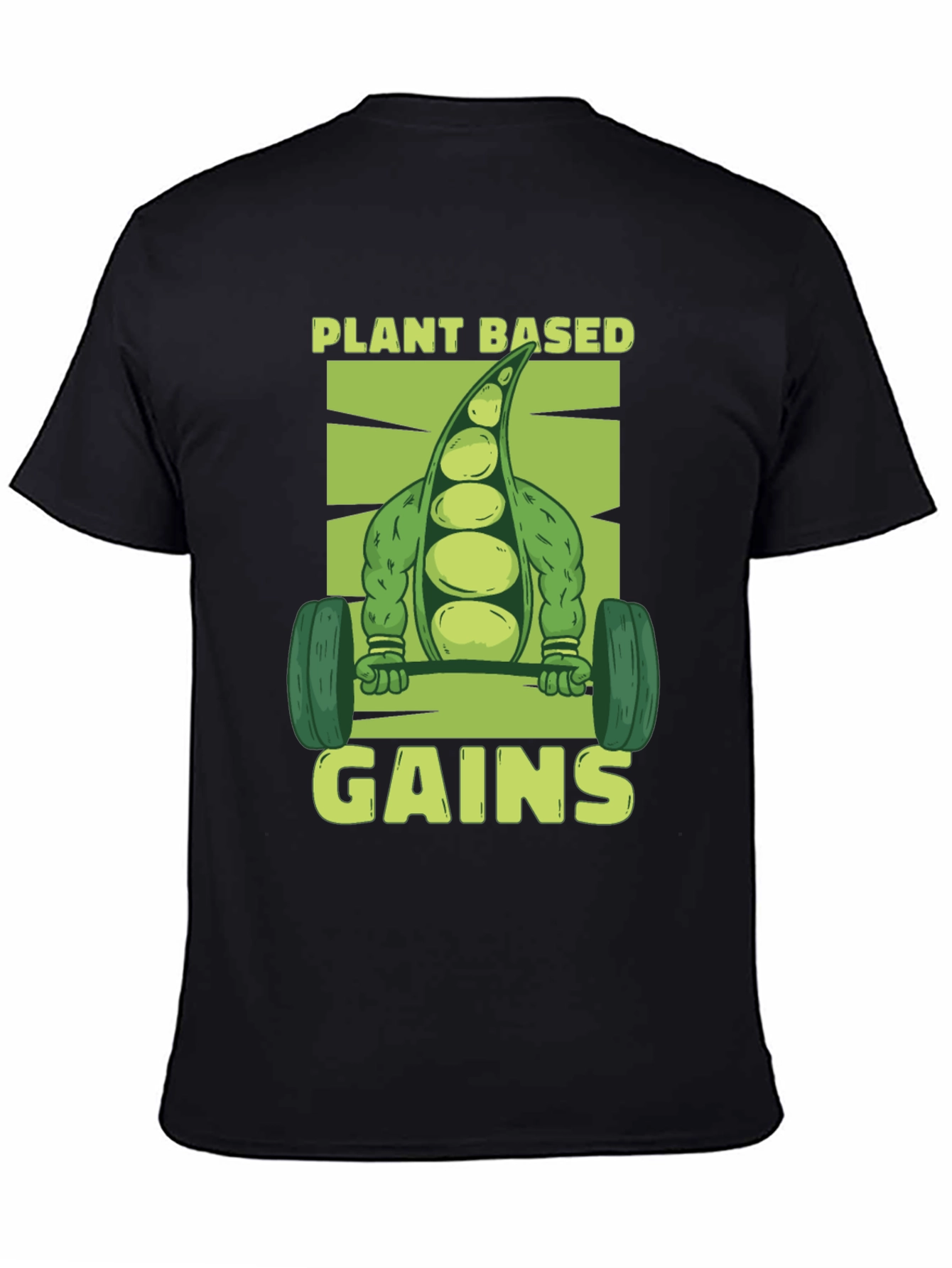 Plant-Based Gains T-Shirt - Vegan Fitness Apparel