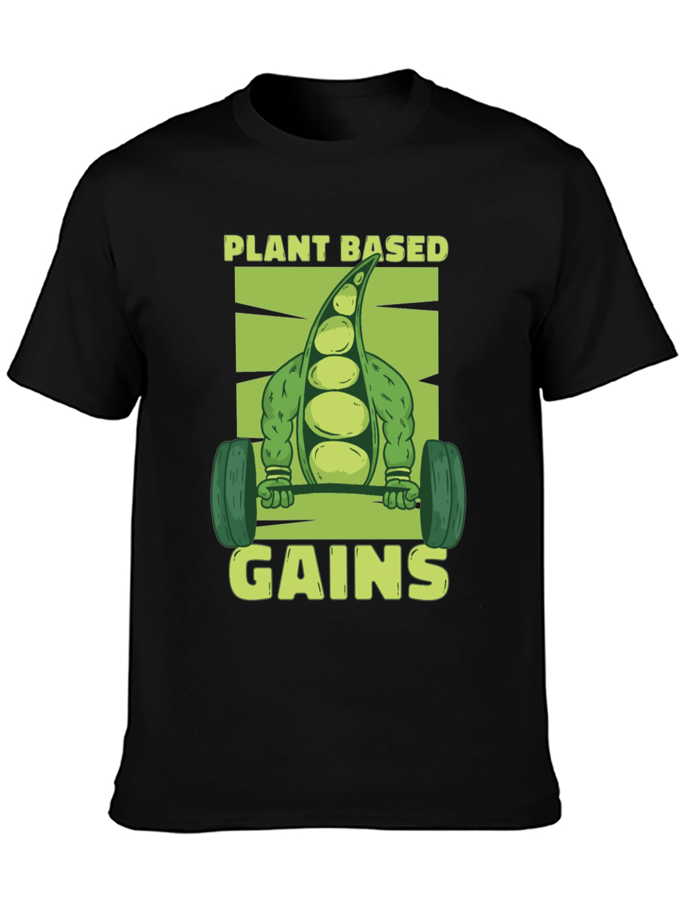 Plant-Based Gains T-Shirt - Vegan Fitness Apparel