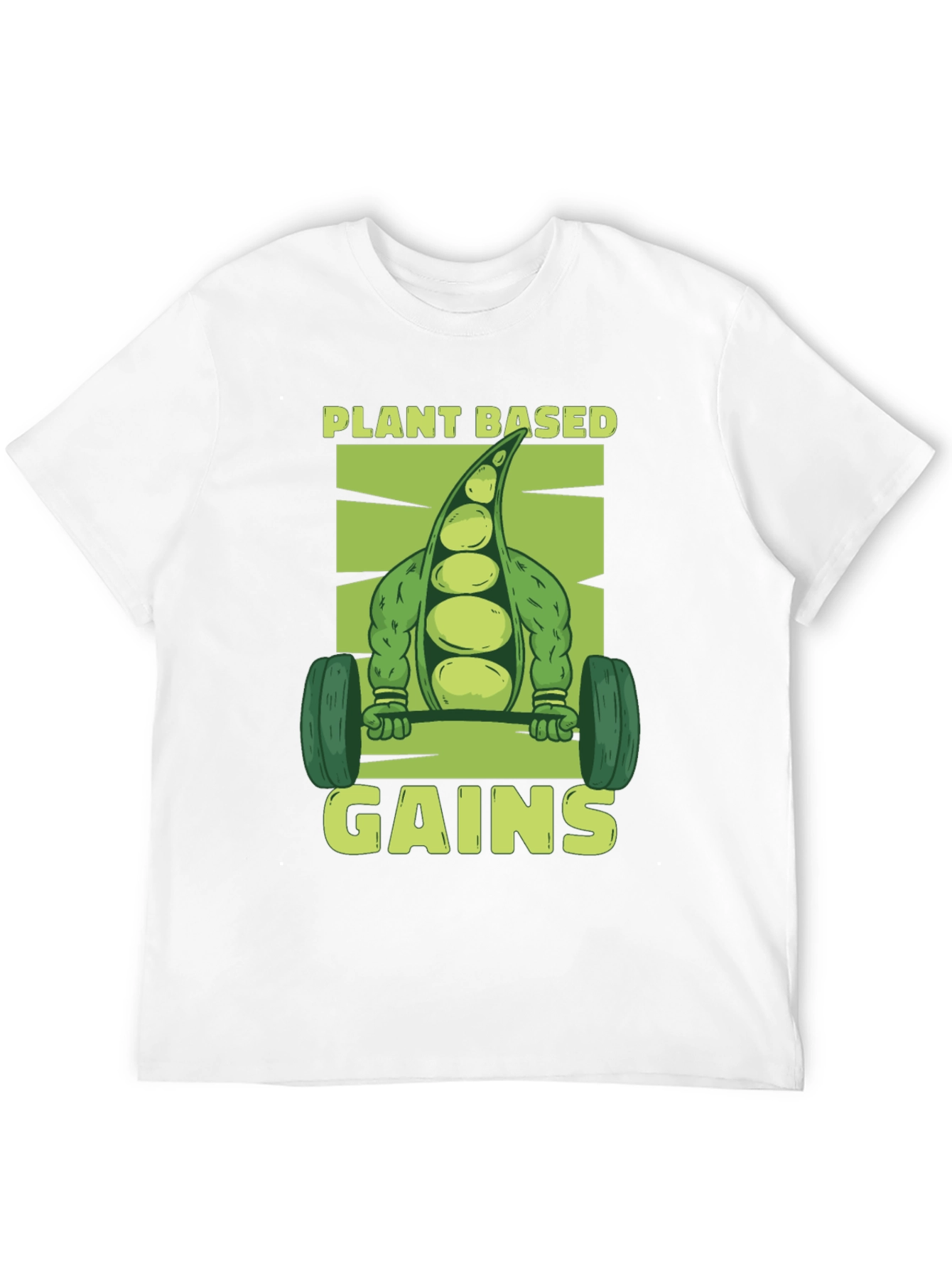 Plant-Based Gains T-Shirt - Vegan Fitness Apparel