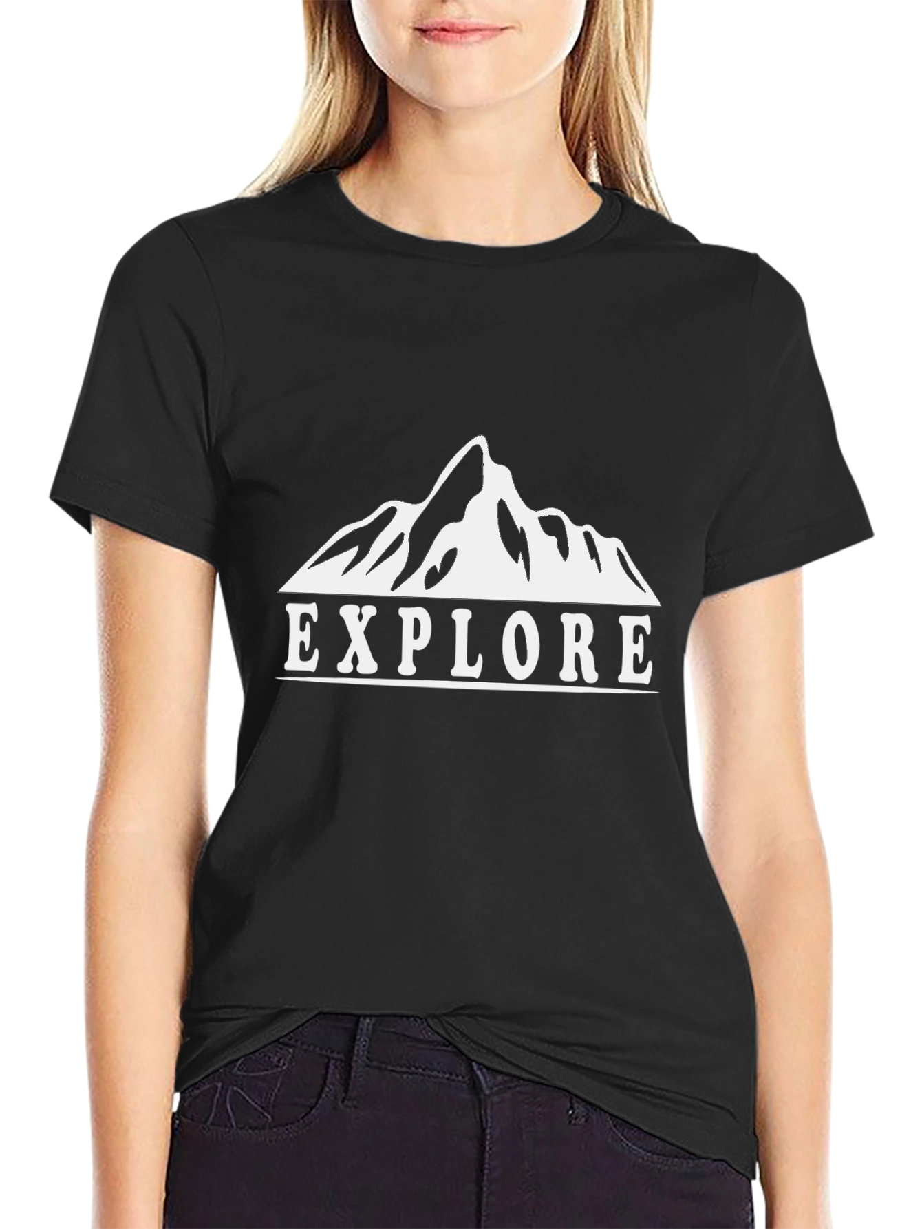 Explore Graphic Tee - Mountain Adventure Shirt