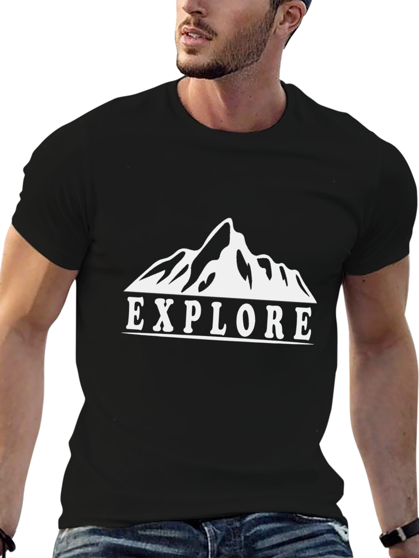 Explore Graphic Tee - Mountain Adventure Shirt