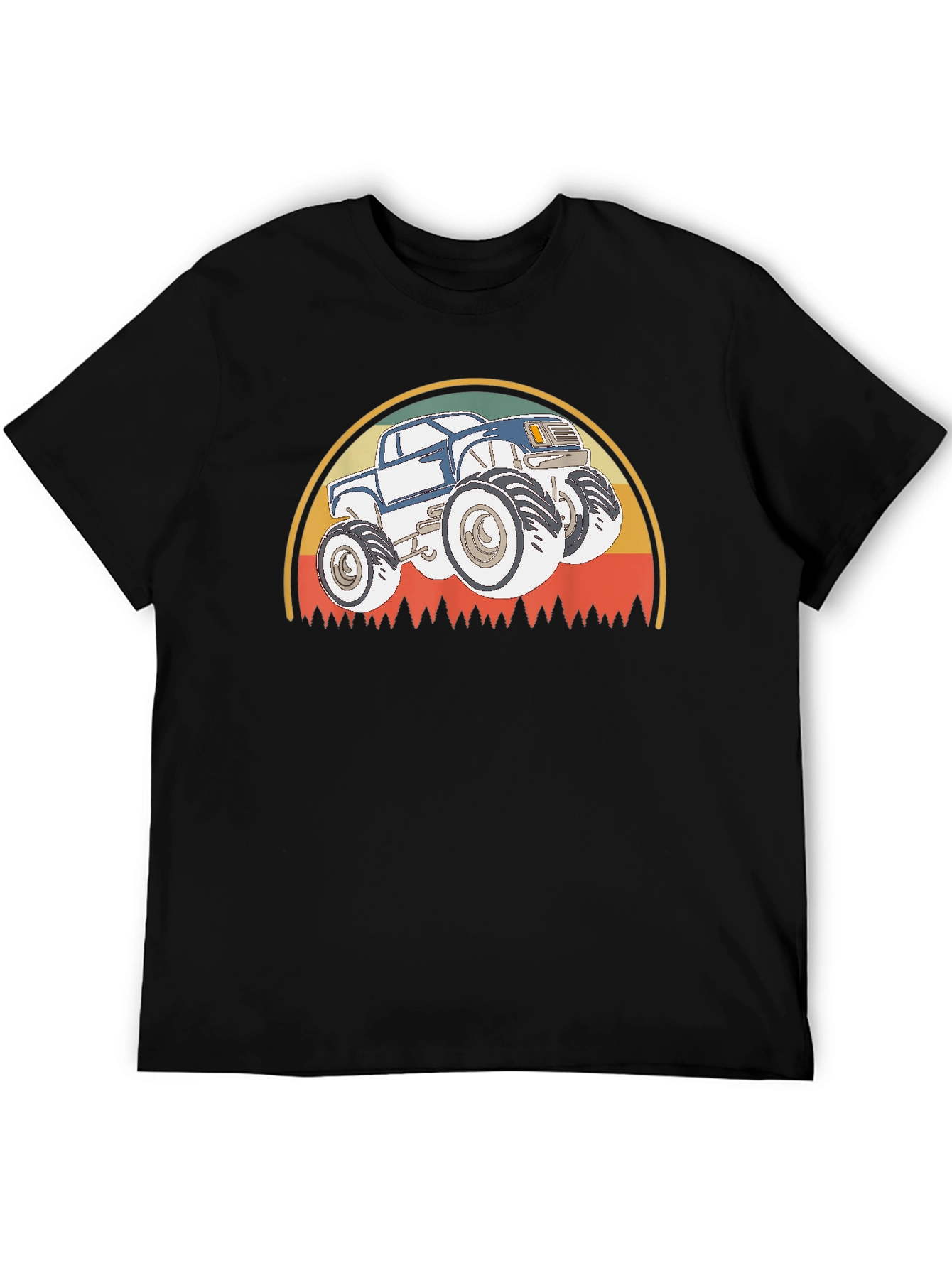 Monster Truck T-Shirt - Retro Style Design