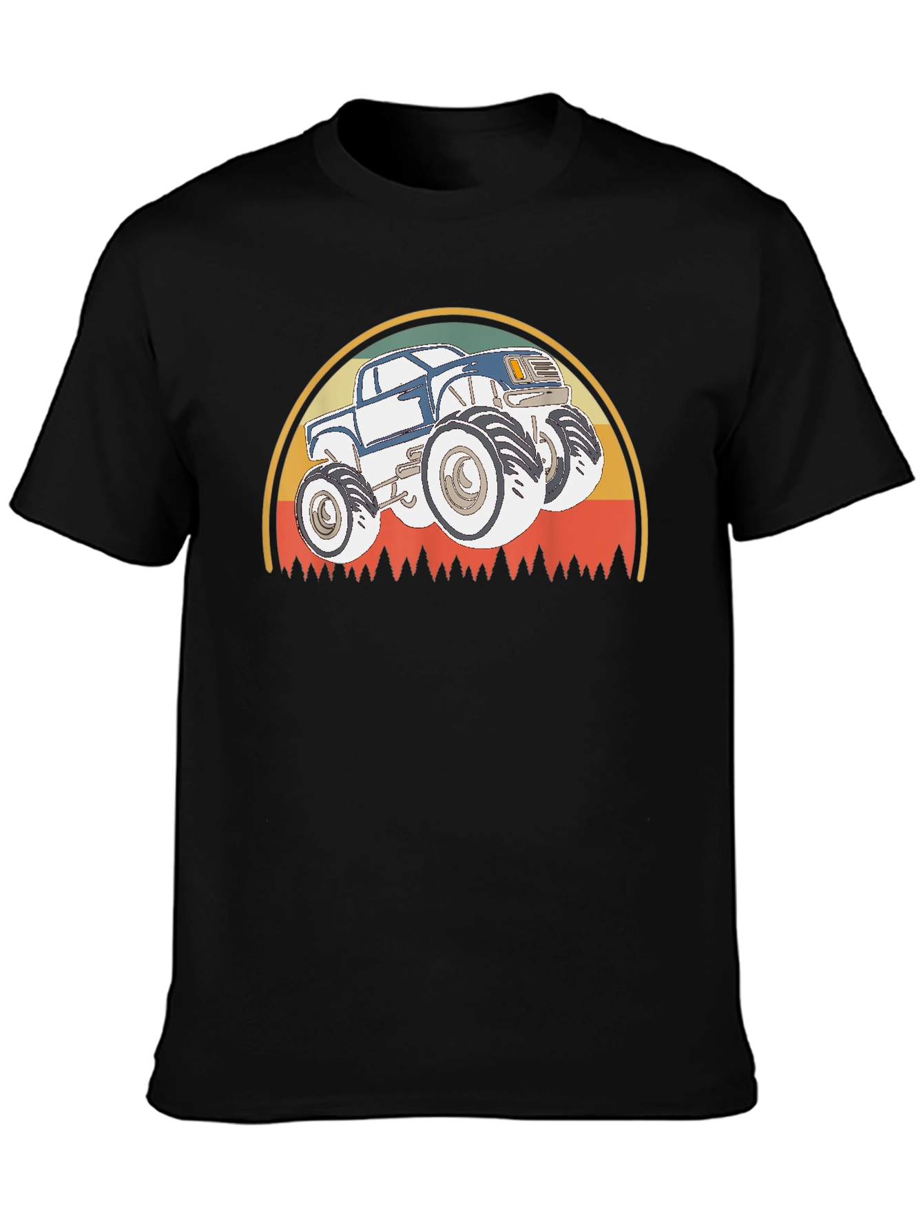 Monster Truck T-Shirt - Retro Style Design