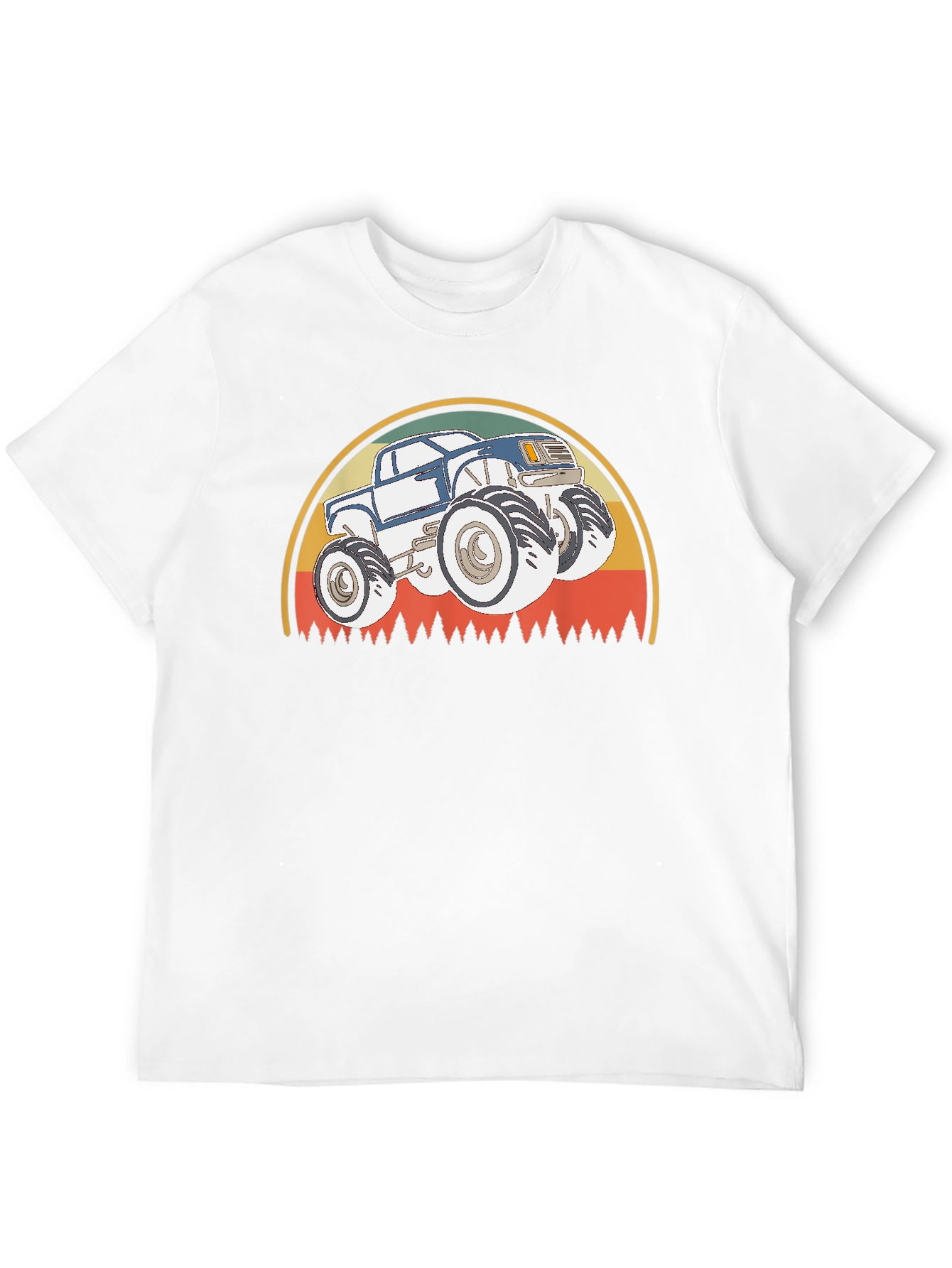 Monster Truck T-Shirt - Retro Style Design