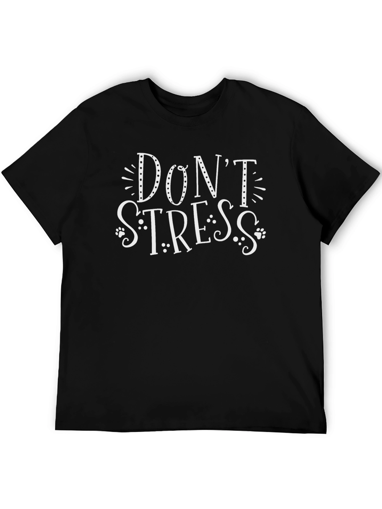 Dont Stress T-Shirt - Relaxed Graphic Tee