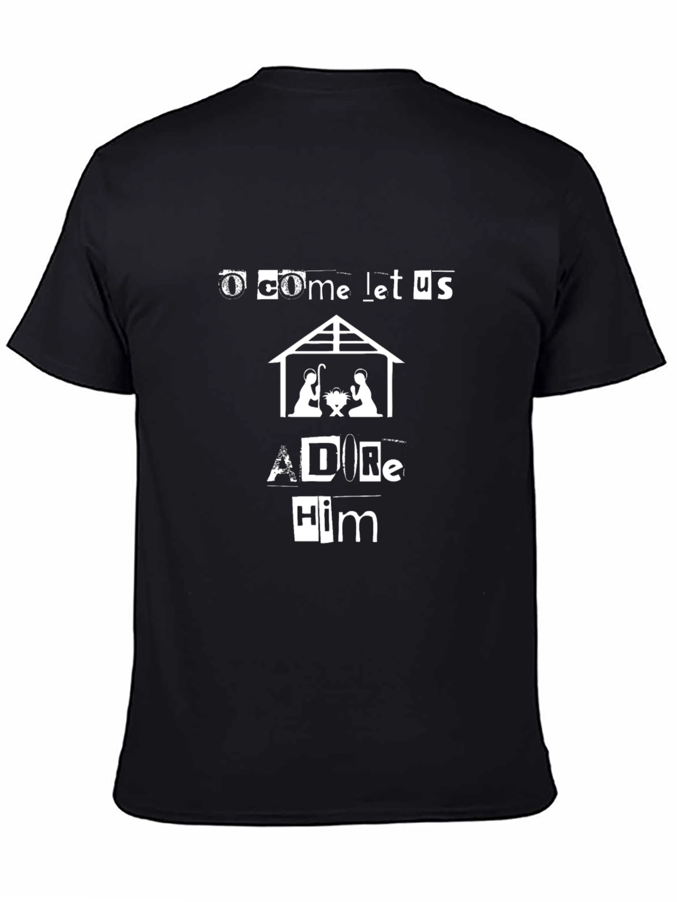 O Come Let Us Adore Him Christmas T-Shirt