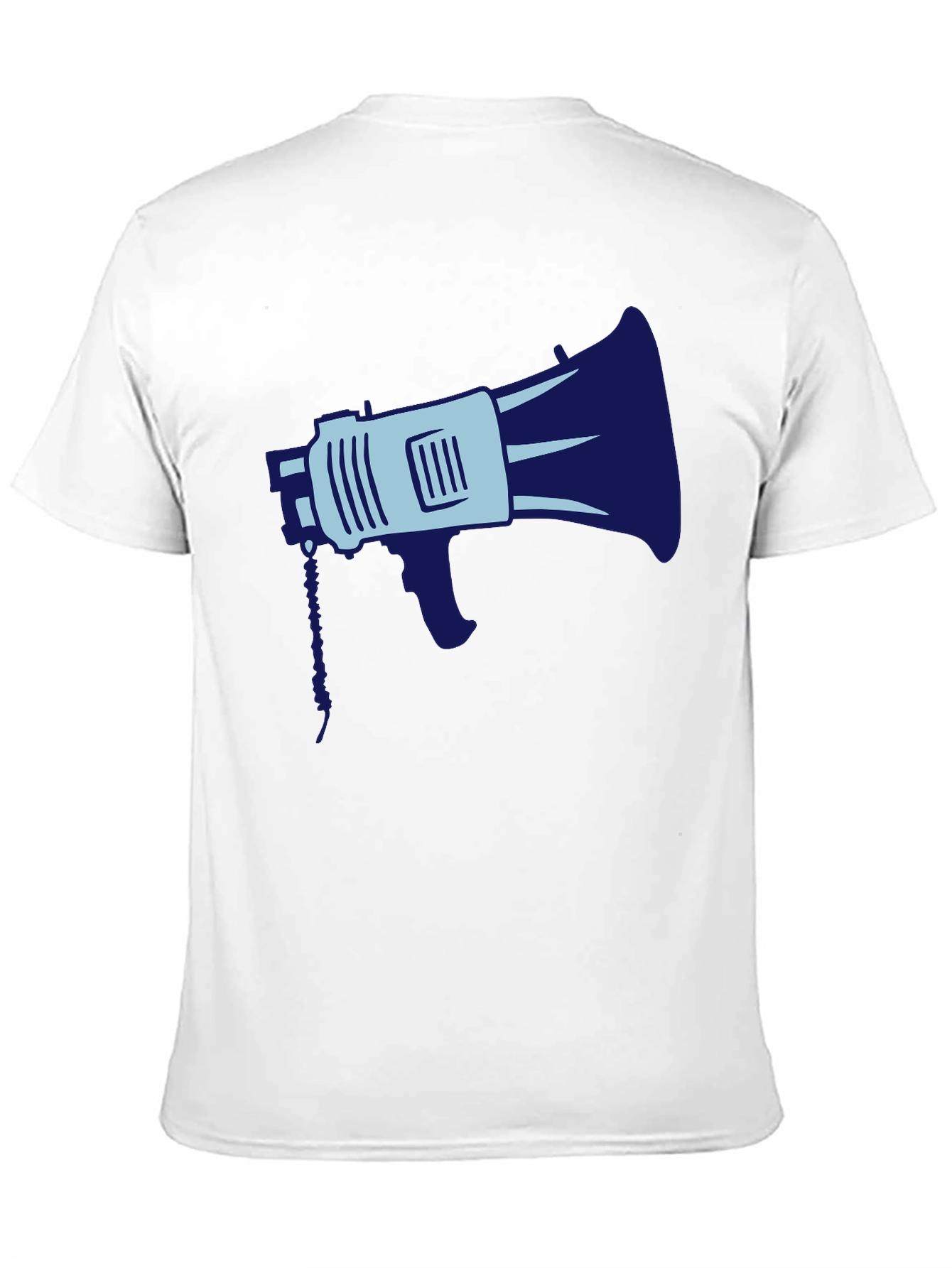 Megaphone Graphic Tee - Black Cotton Blend
