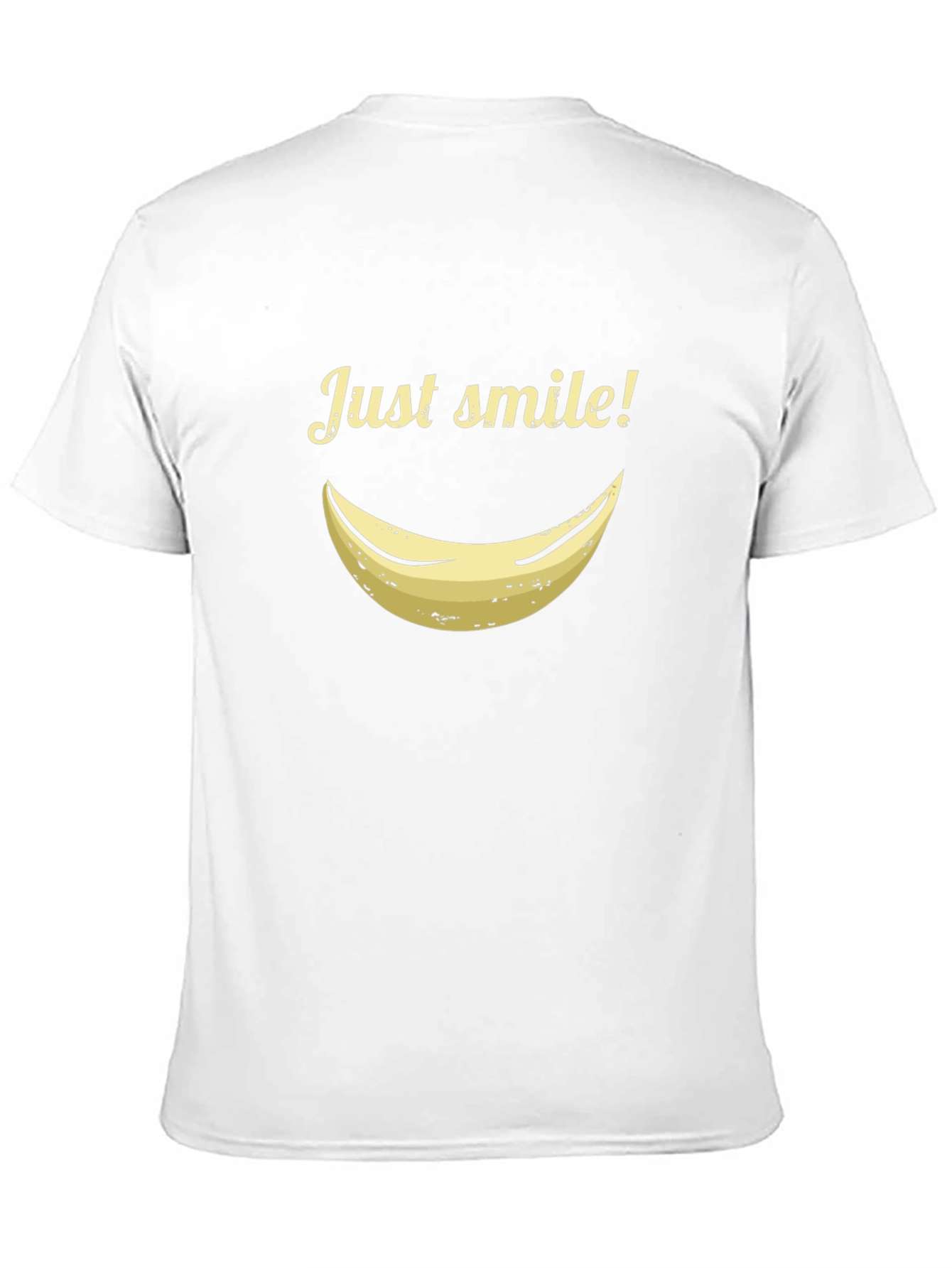 Just Smile Banana Graphic Tee - Black Casual Shirt