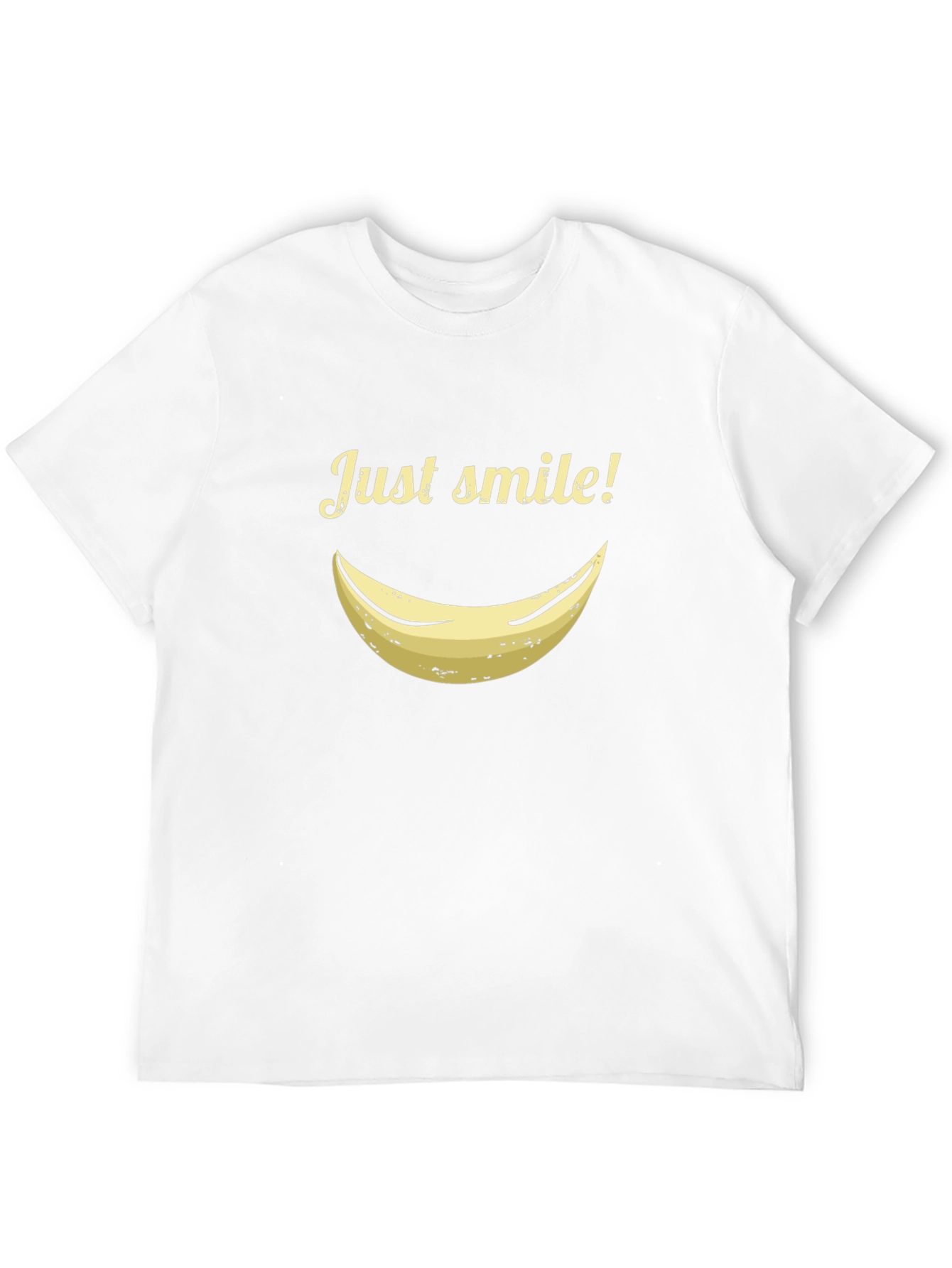 Just Smile Banana Graphic Tee - Black Casual Shirt