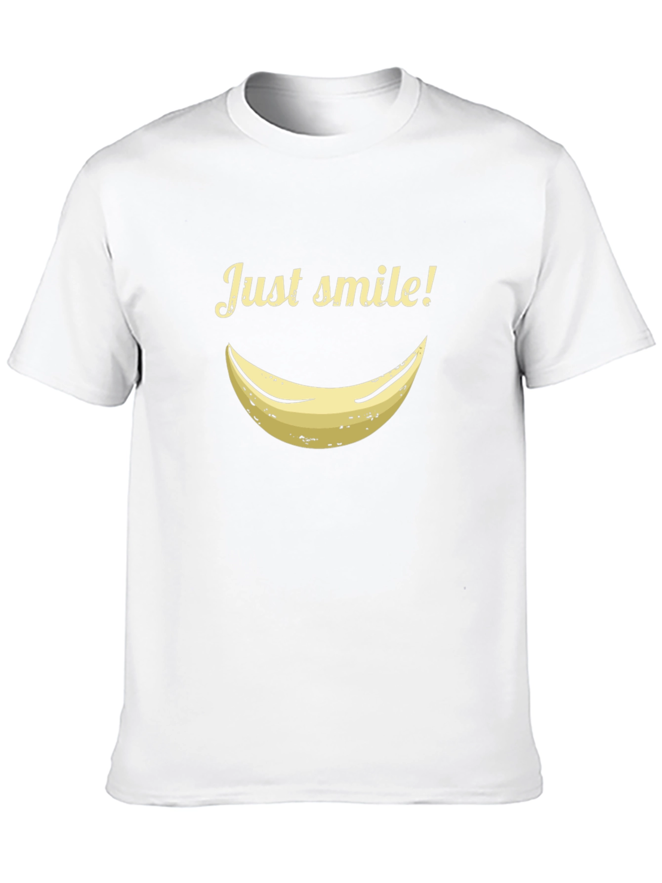 Just Smile Banana Graphic Tee - Black Casual Shirt