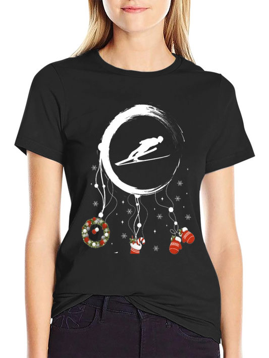 Ski Jumper Christmas T-Shirt