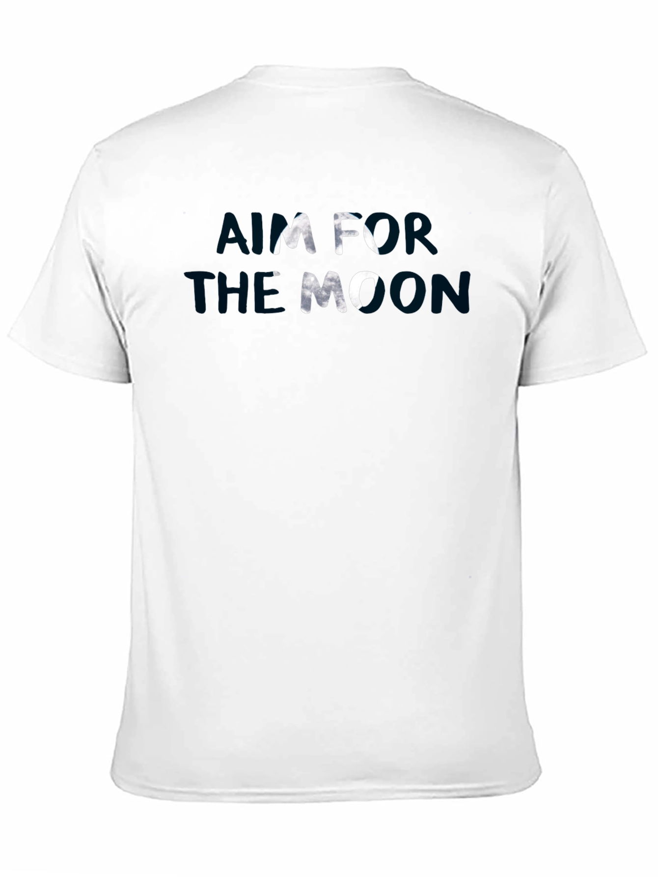 Aim For The Moon Graphic Tee - Black