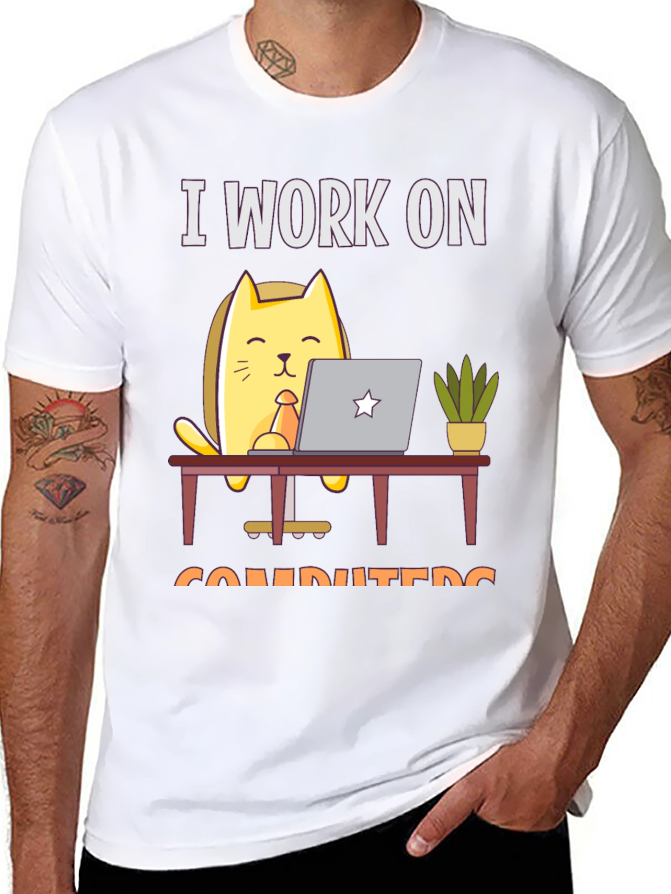 I Work On Computers T-Shirt
