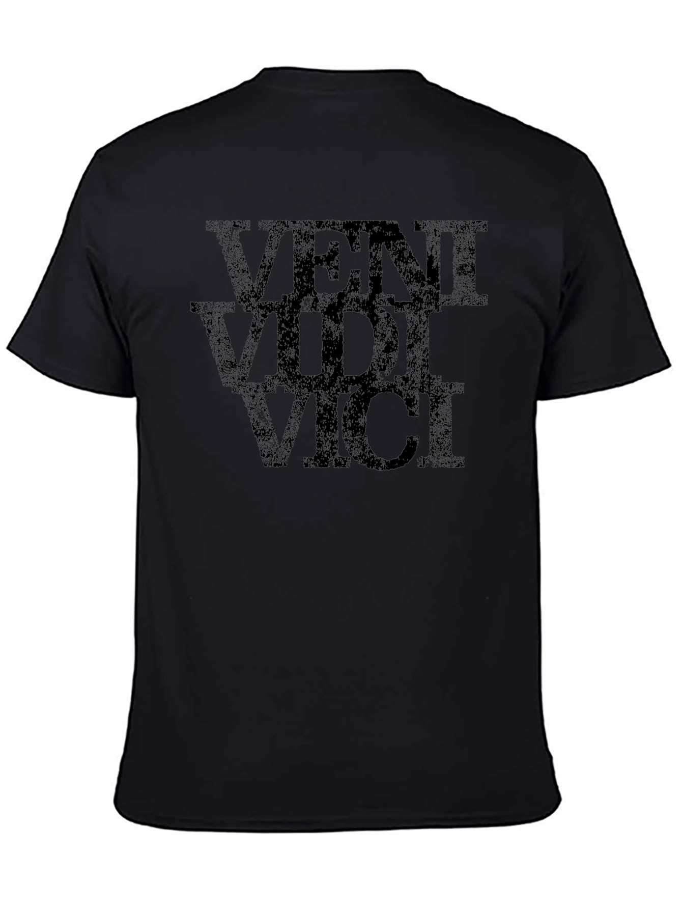 Veni Vidi Vici Graphic Tee - Black T-Shirt