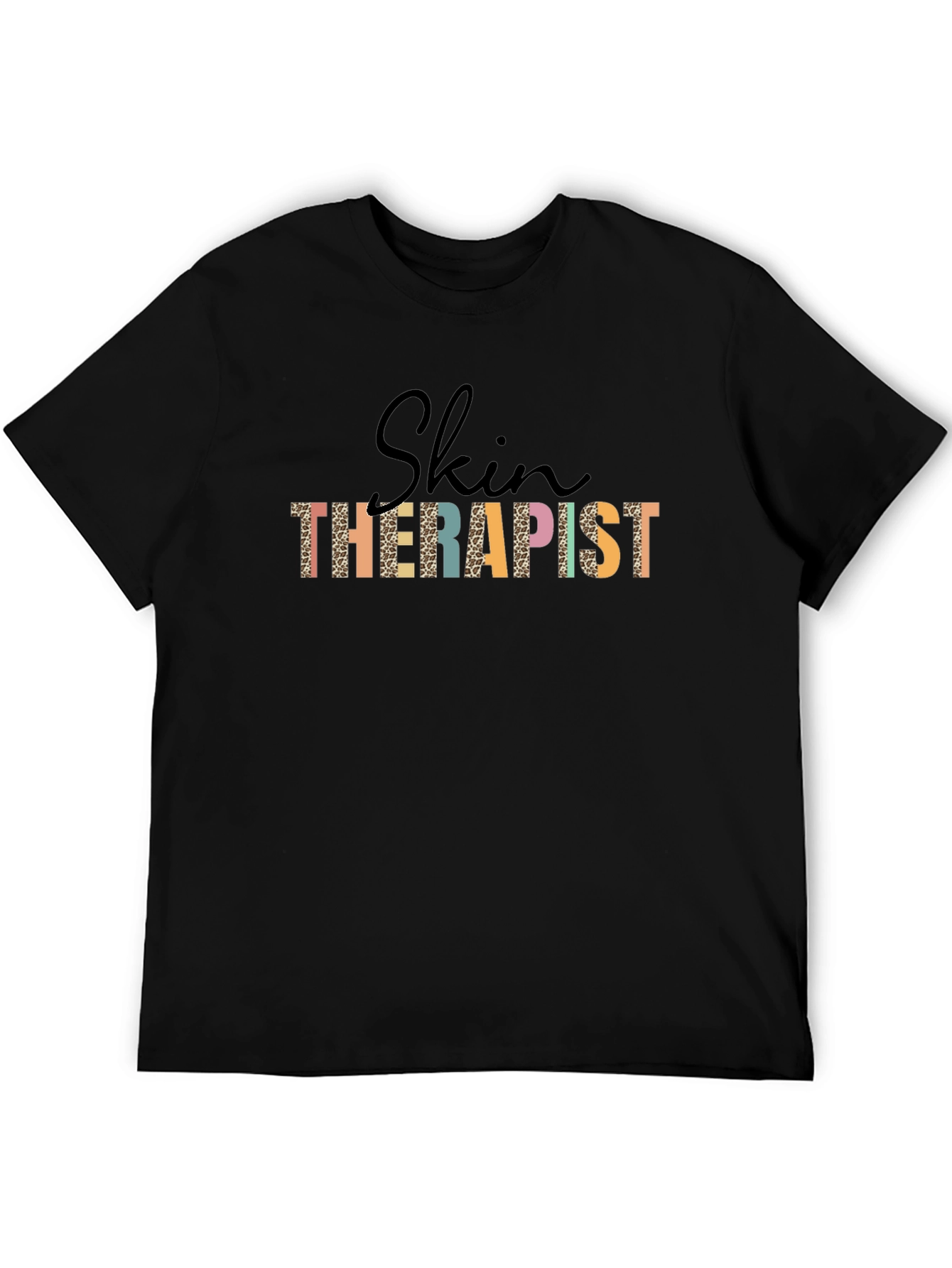Skin Therapist T-Shirt Leopard Print