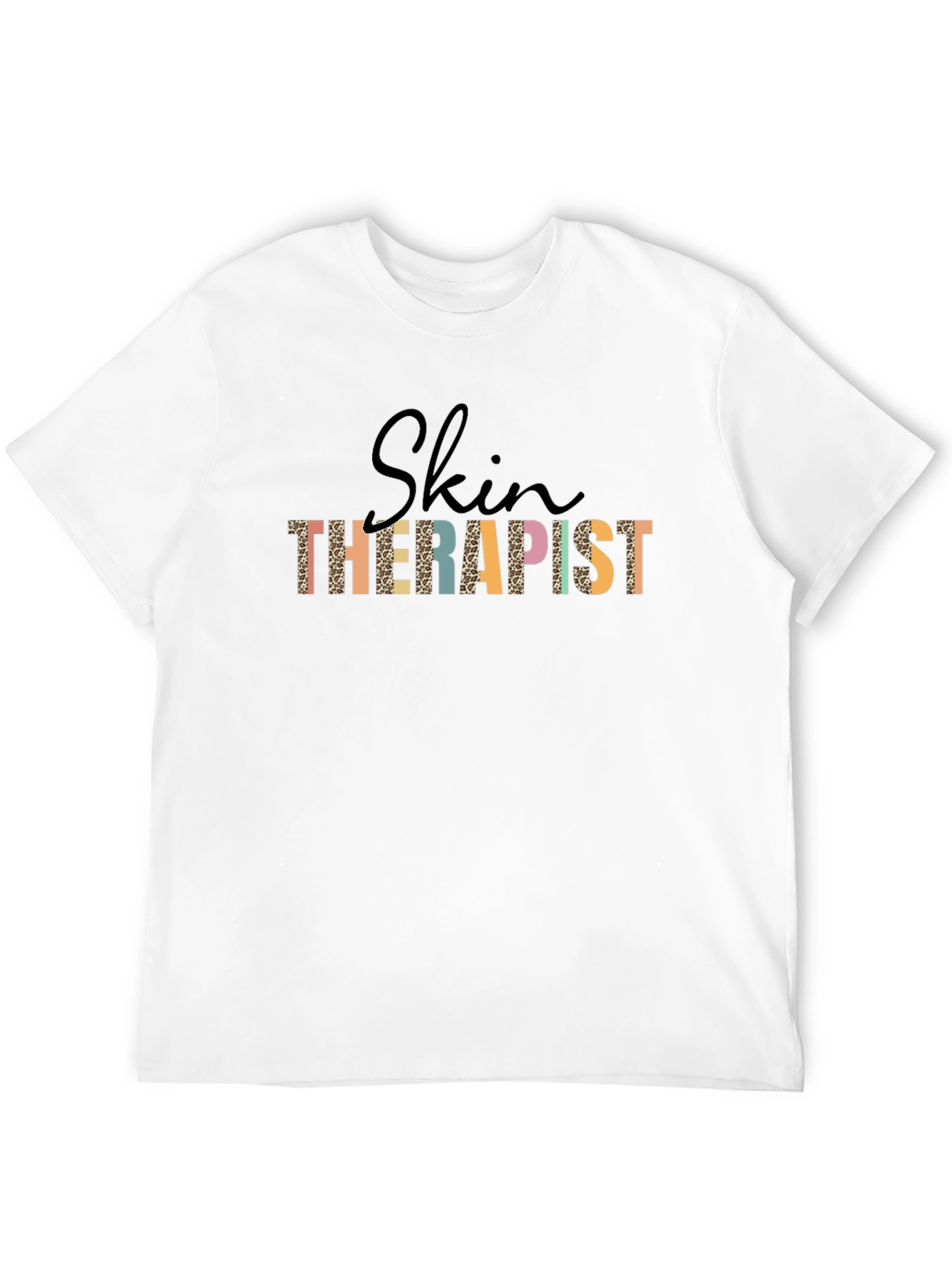 Skin Therapist T-Shirt Leopard Print