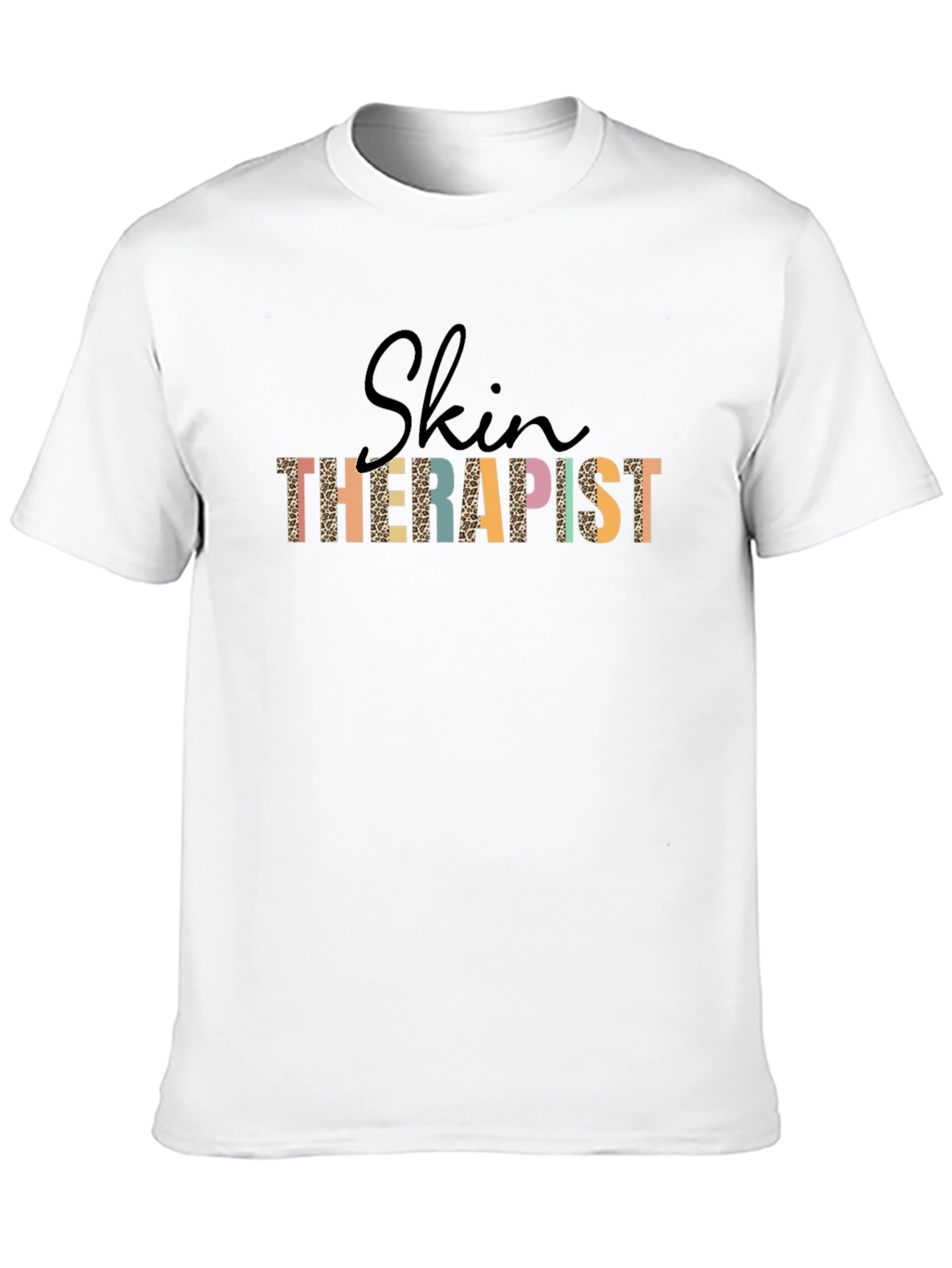 Skin Therapist T-Shirt Leopard Print