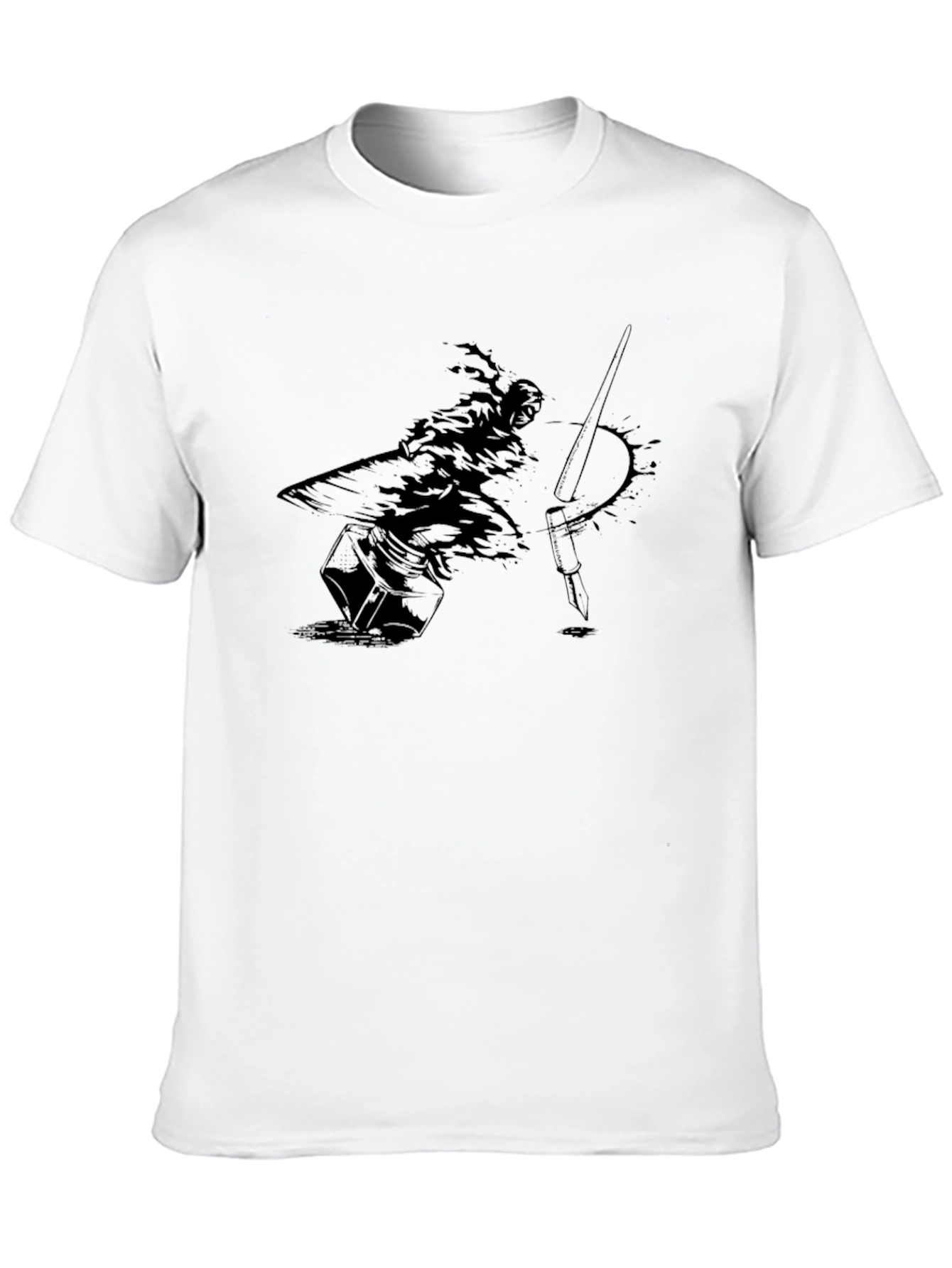 Ink Artist Graphic T-Shirt - Black Cotton Tee