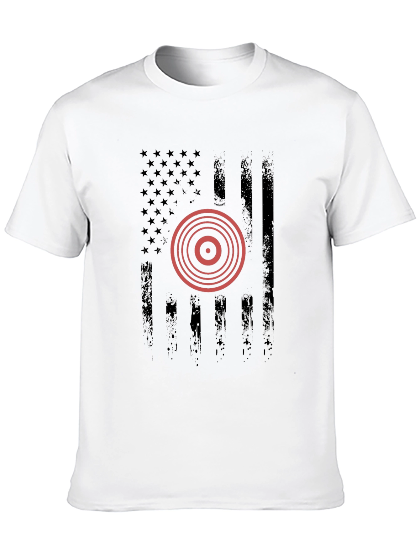 American Flag Target Graphic T-Shirt